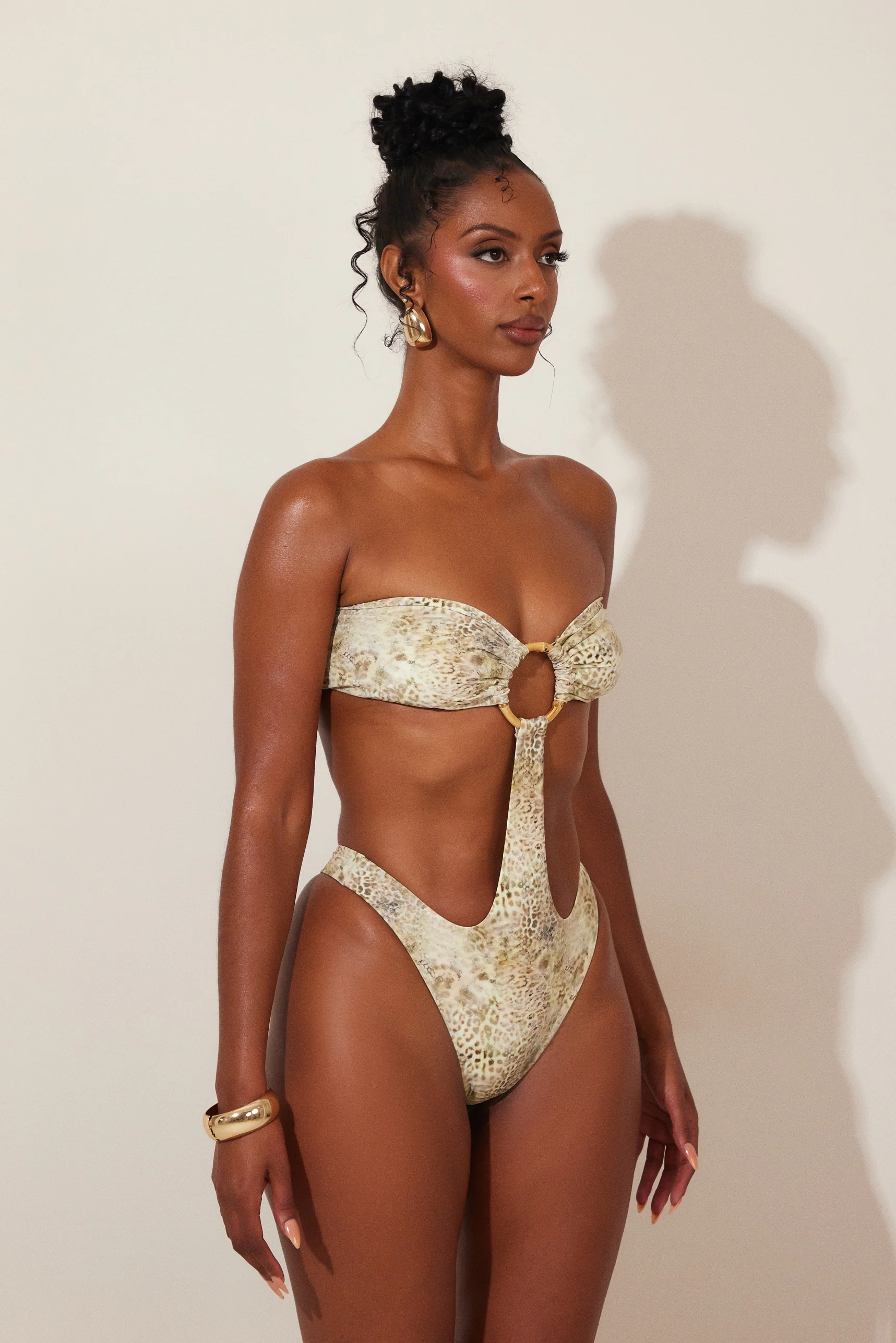 The Tamila Swimsuit in Leopard Print - Image 5