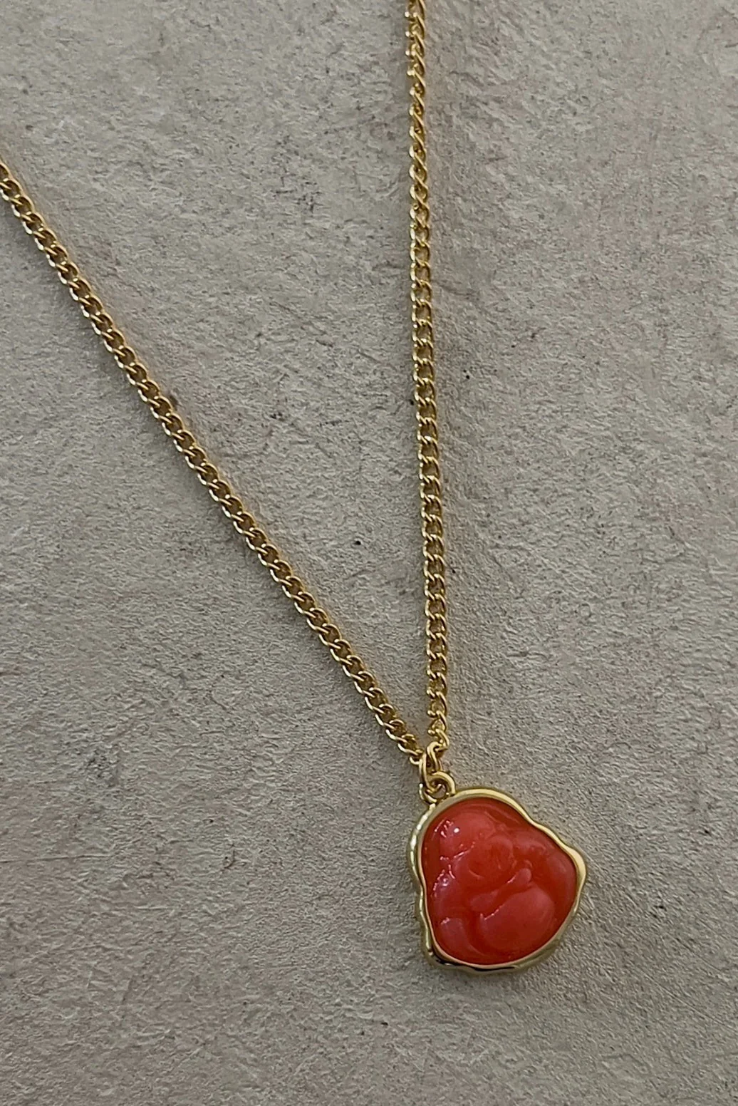 Buddha Necklace Coral - Image 3