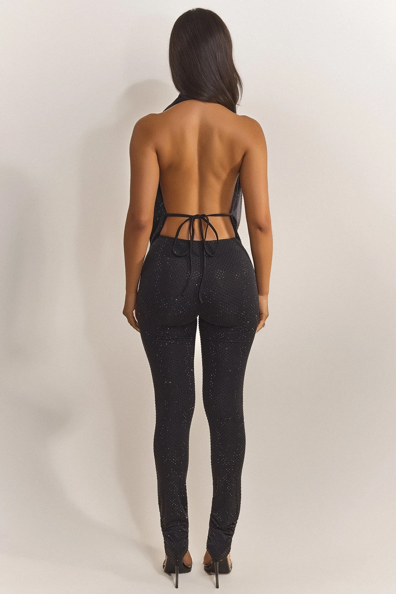 The Leia Top in Black Hotfix - Image 3