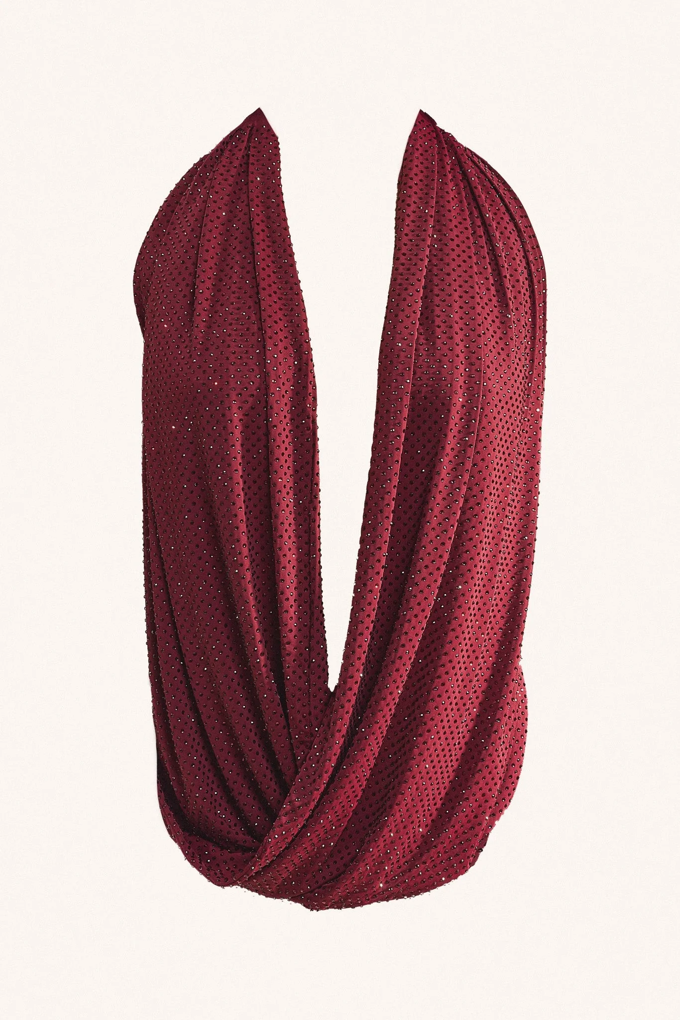 The Leia Top in Wine Hotfix - Image 4