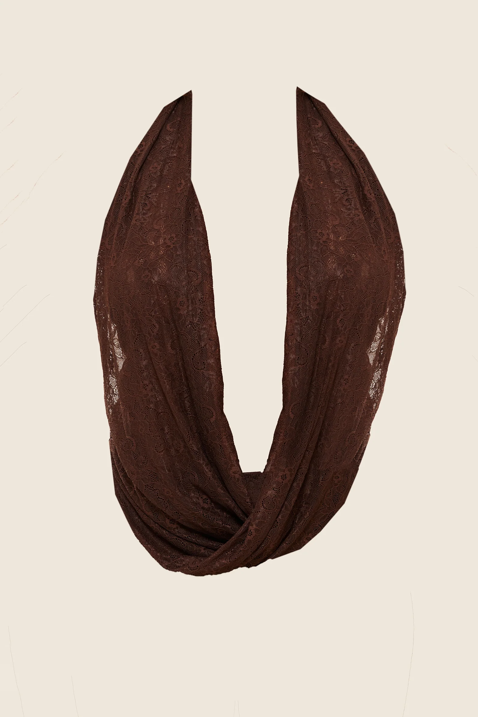 The Leia Top in Brown Lace - Image 7