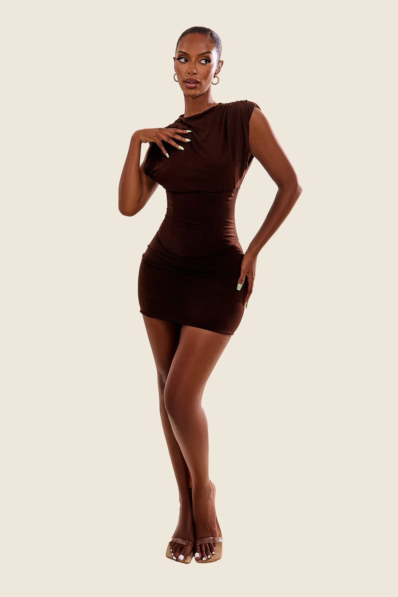 Sandra Mini in Brown - Image 8