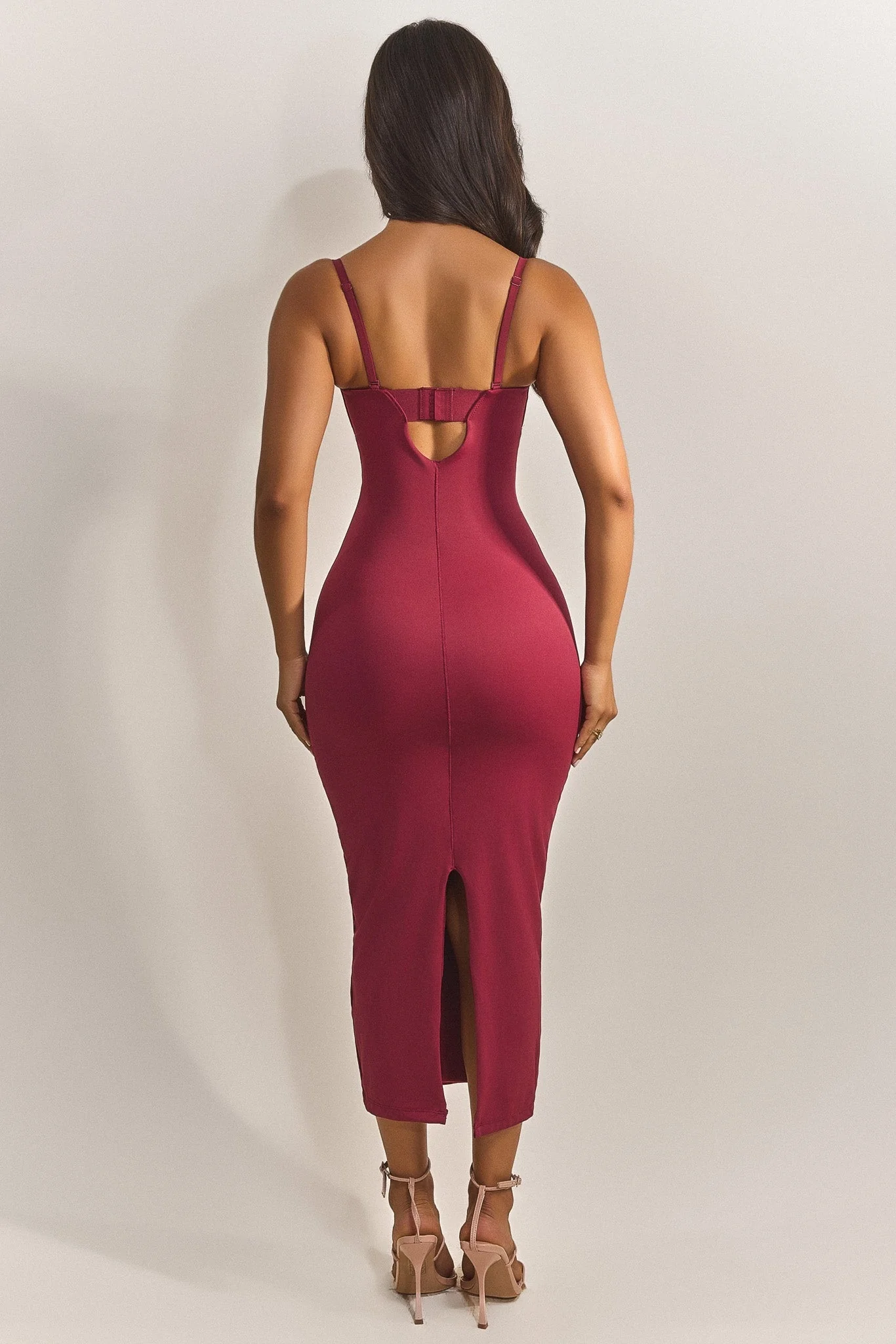 The Sculpt Midaxi in Red - Image 6