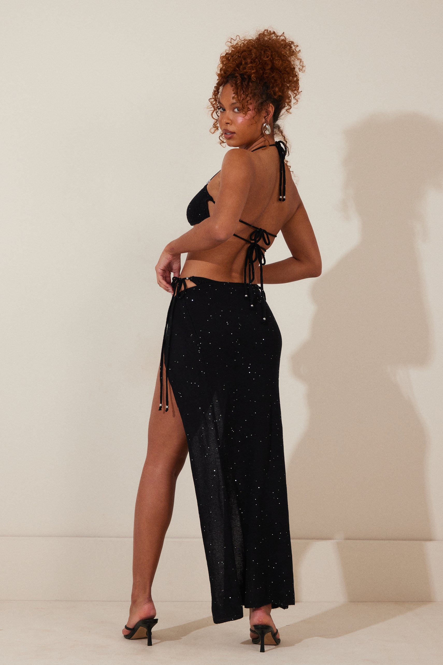 The Alaithea Maxi in Black - Image 7