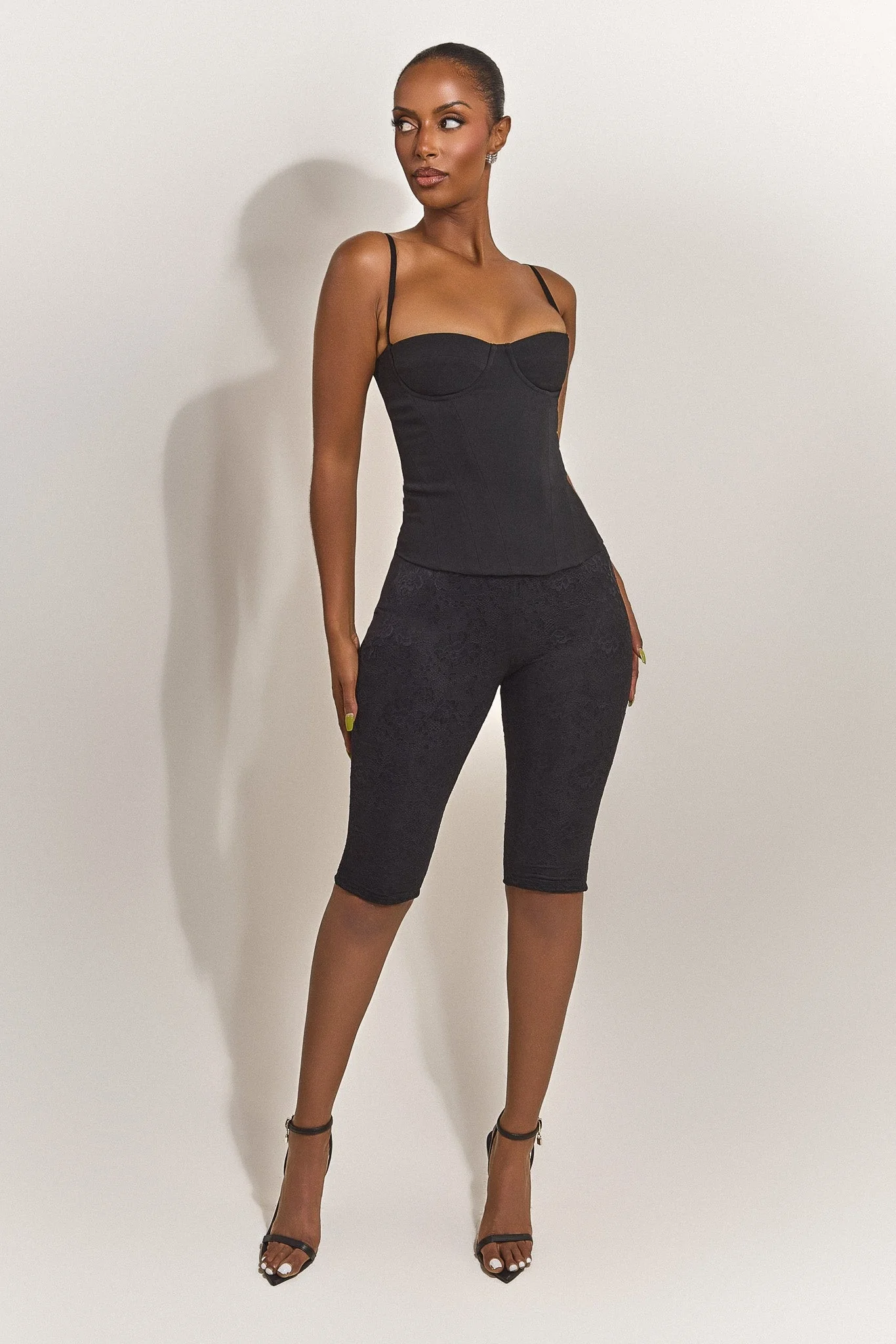 The Brielle Capri Bottoms in Black - Image 10