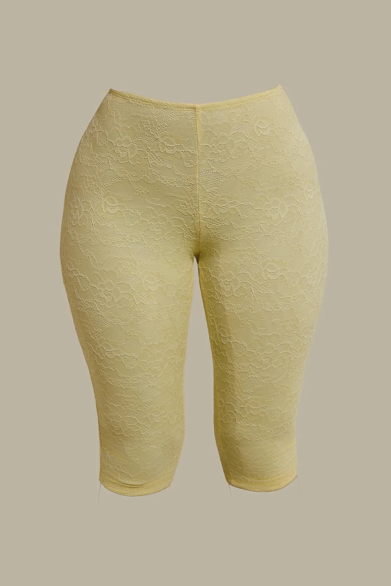 The Brielle Capri Leggings in Butter Yellow - Image 6
