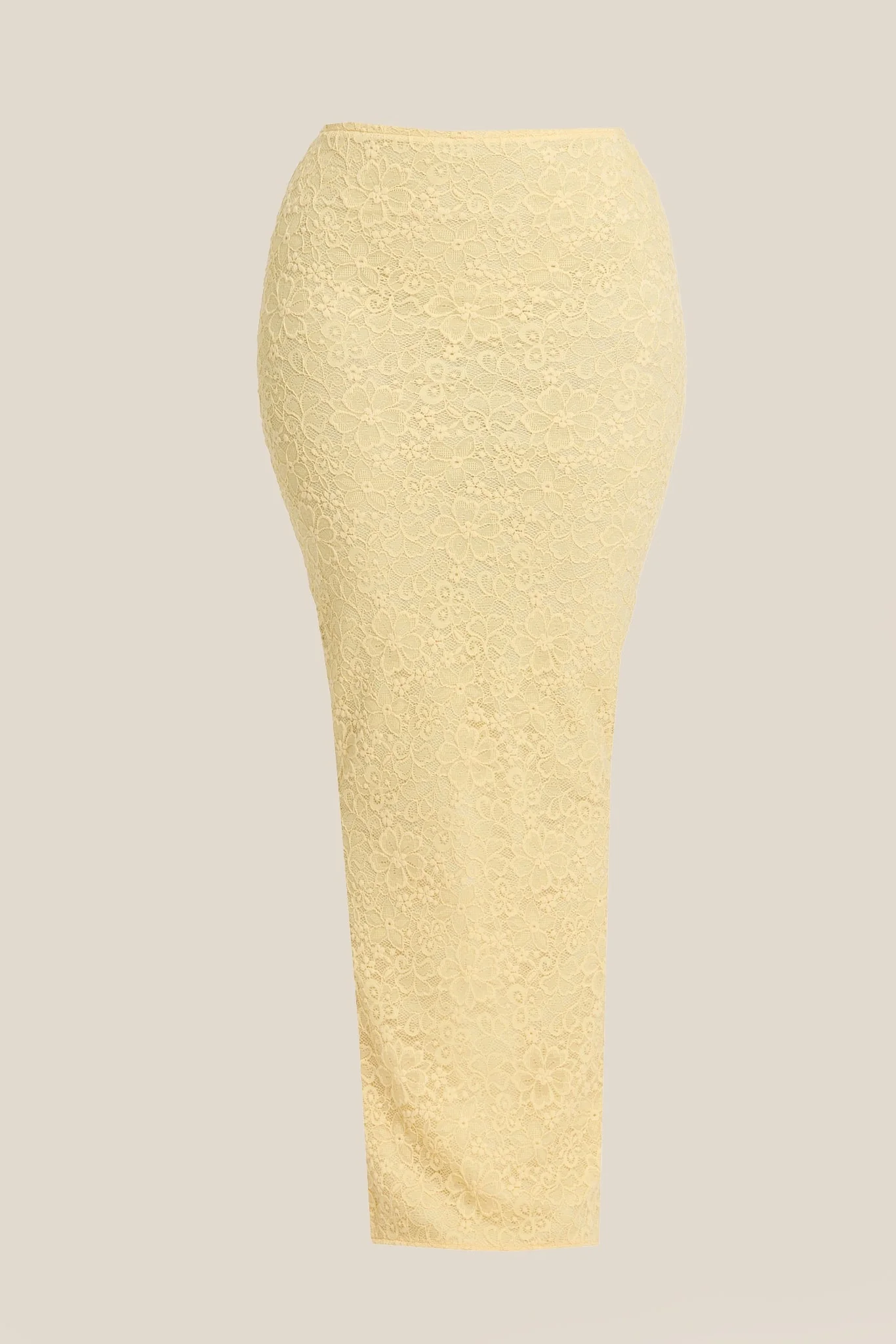 The Cinched Lace Corset Maxi Set in Yellow - Image 10