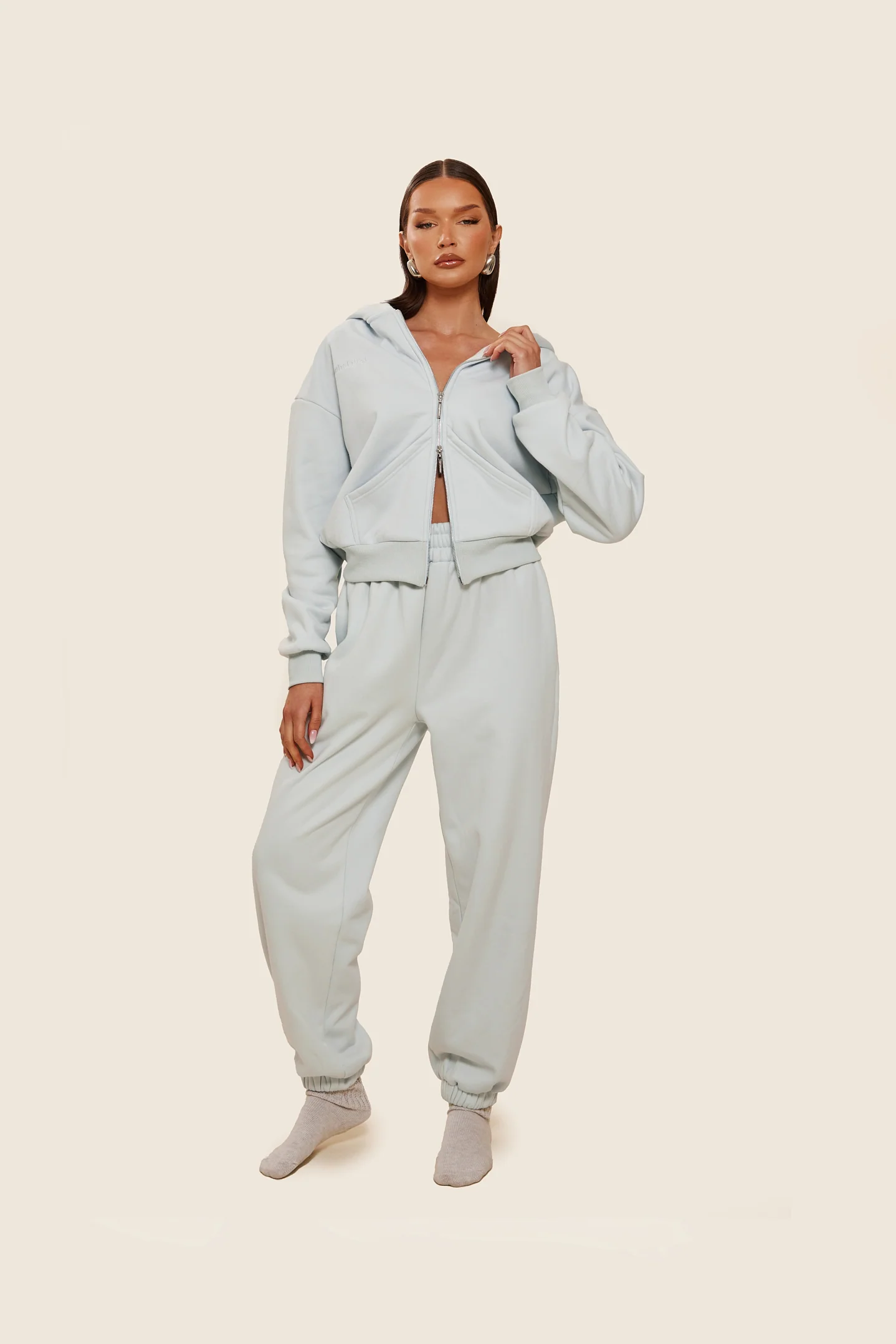 The Classics Cuffed joggers in Baby Blue - Image 8