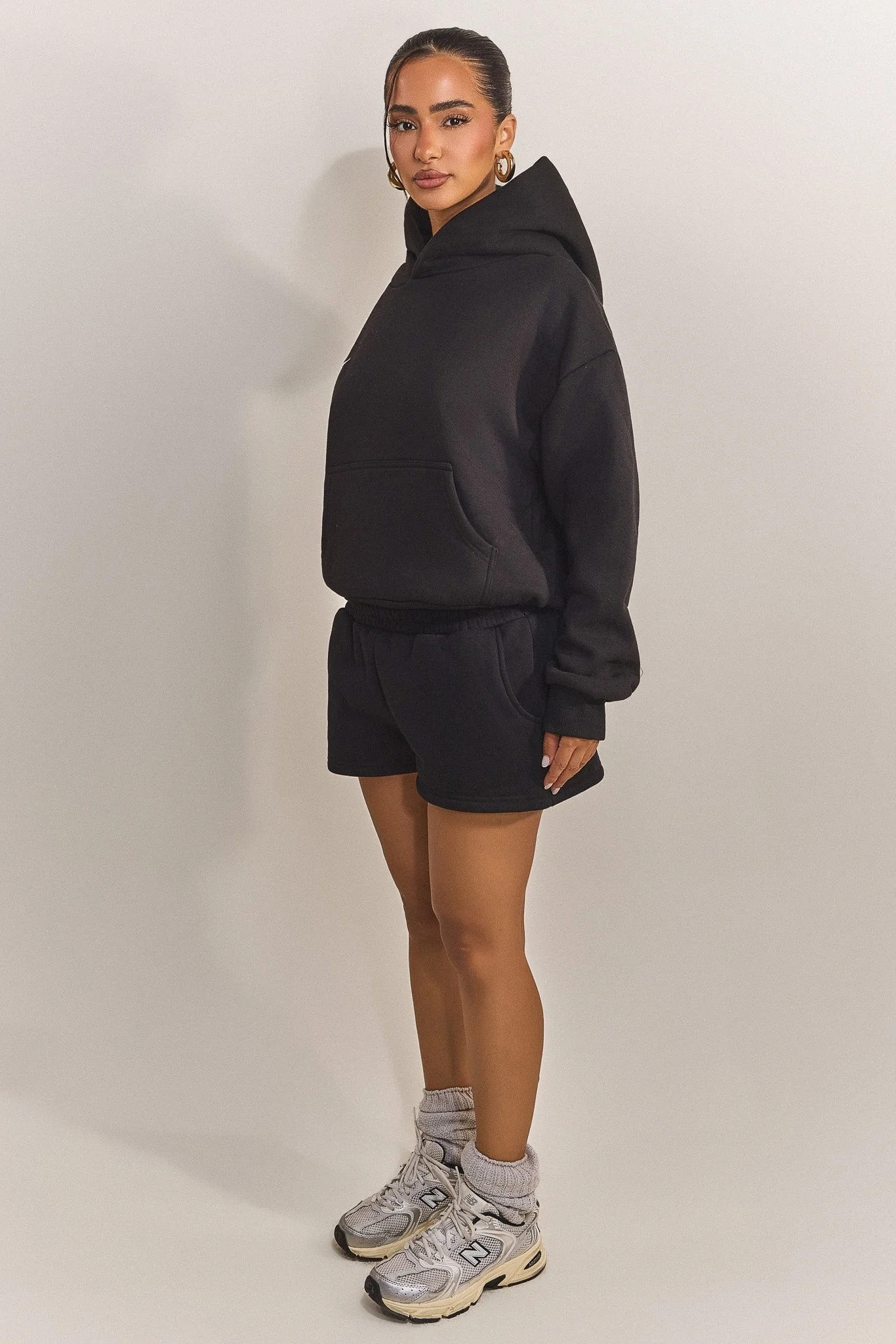 The Classics Hoodie in Black - Image 3