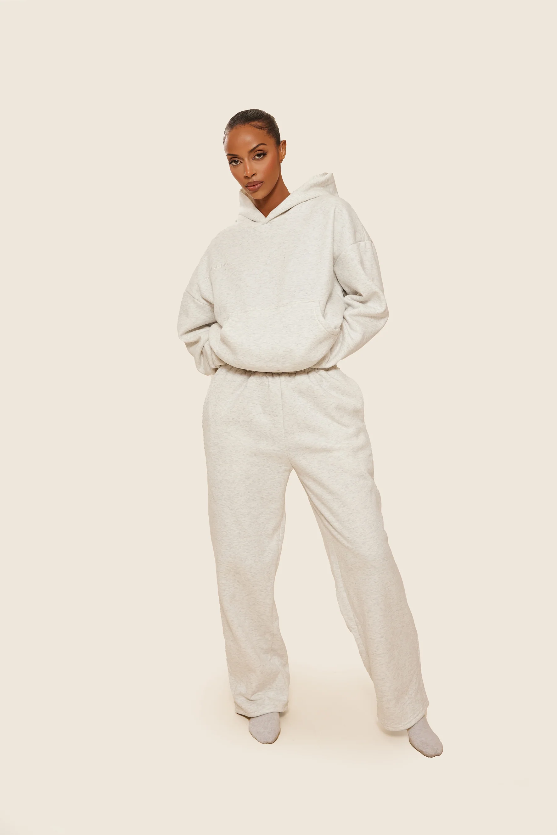The Classics Hoodie in Grey Marl - Image 10