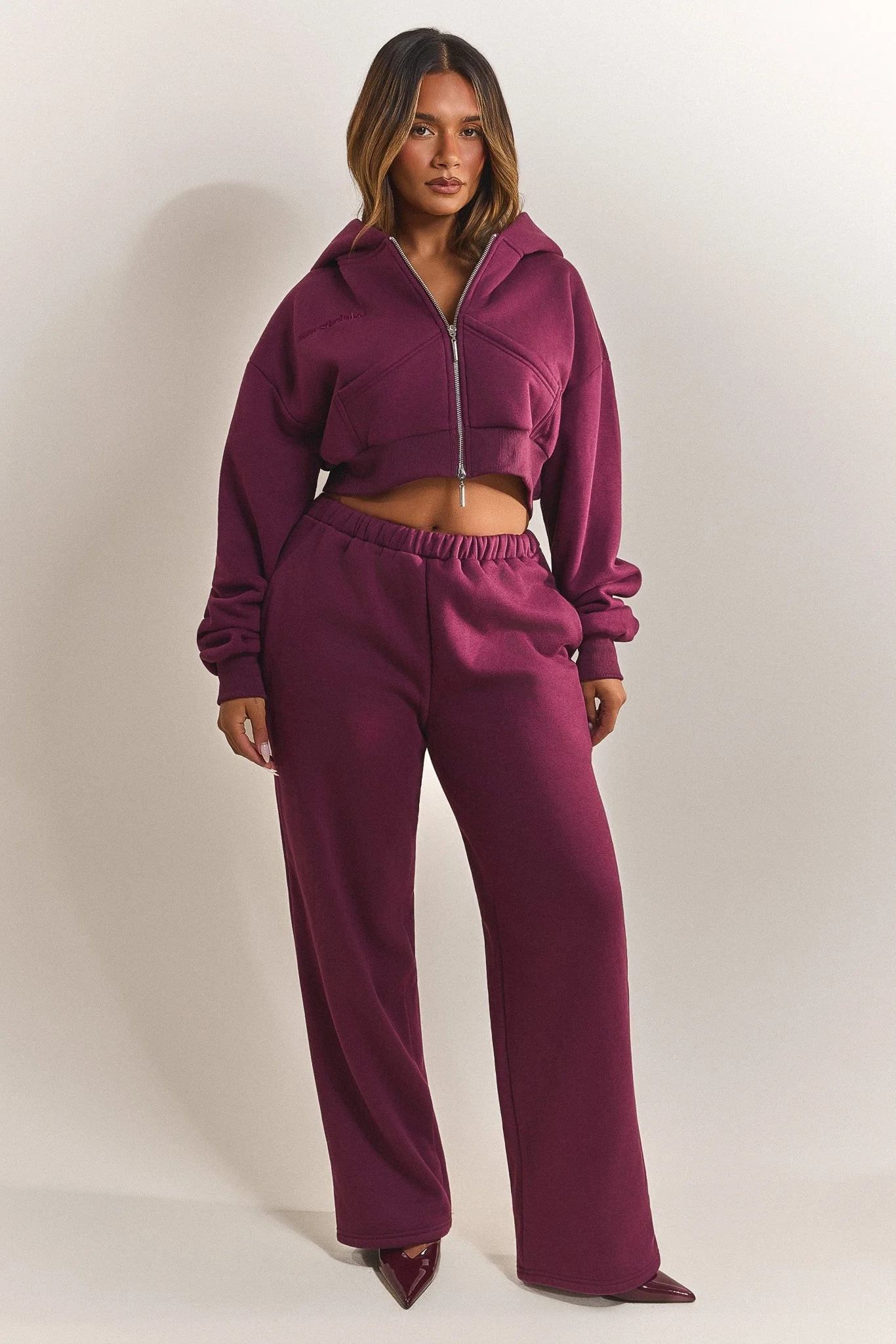The Classics Joggers in Plum - Image 5