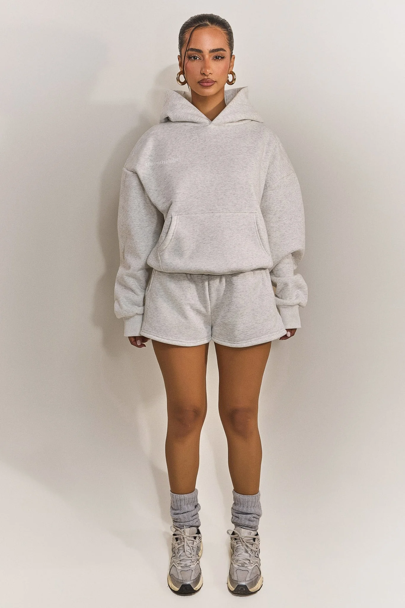 The Classics Shorts in Grey Marl - Image 2