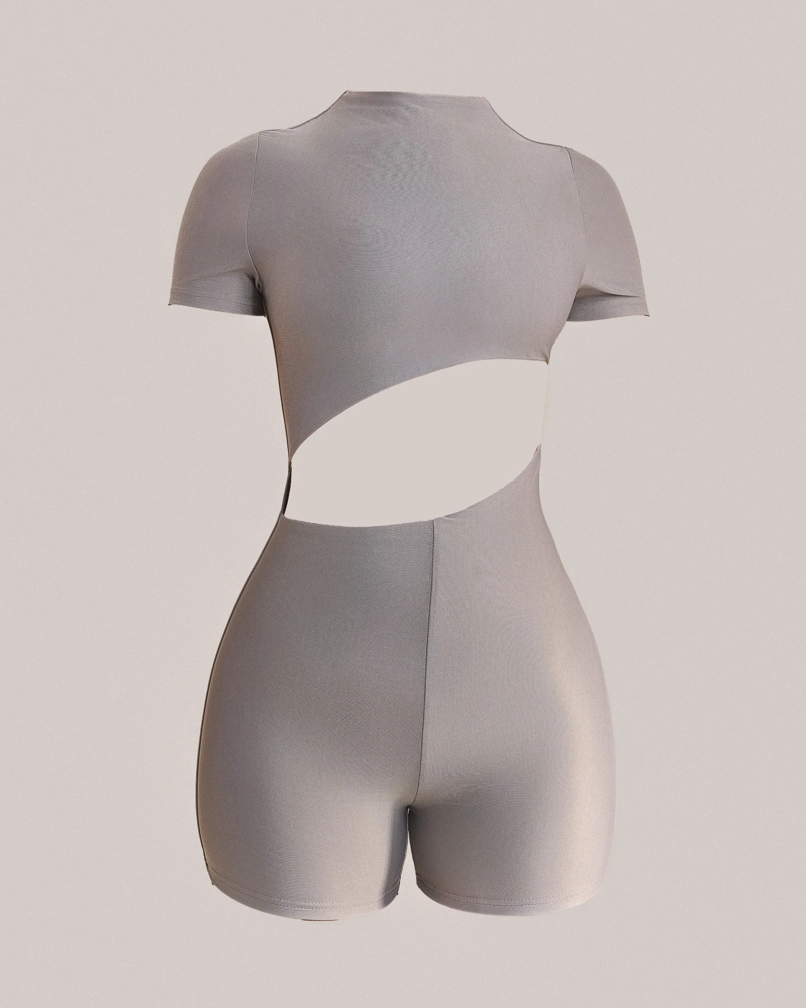 The Cut Out Playsuit in Grey - Image 6