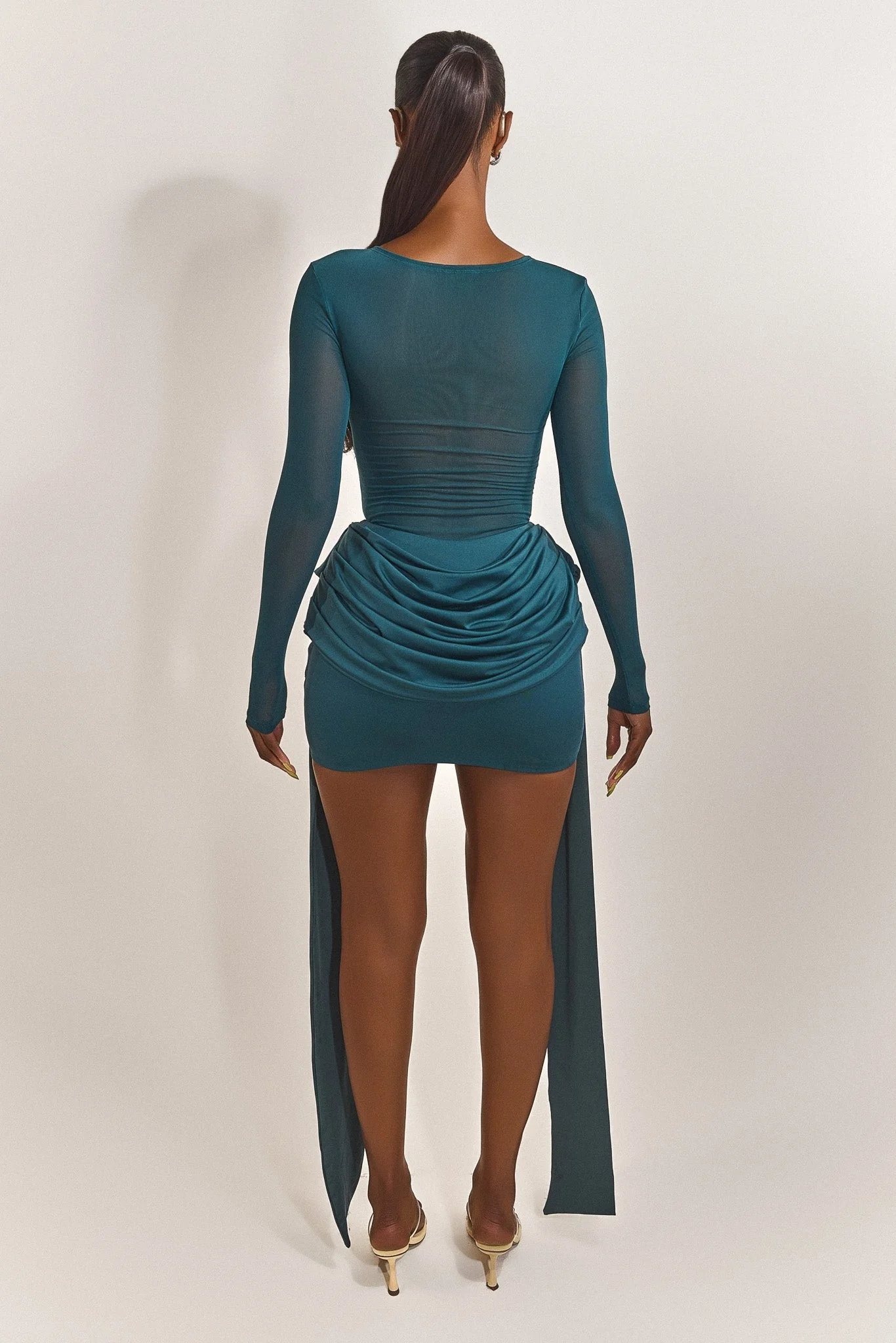 The Yara Bodysuit in Teal - Image 15