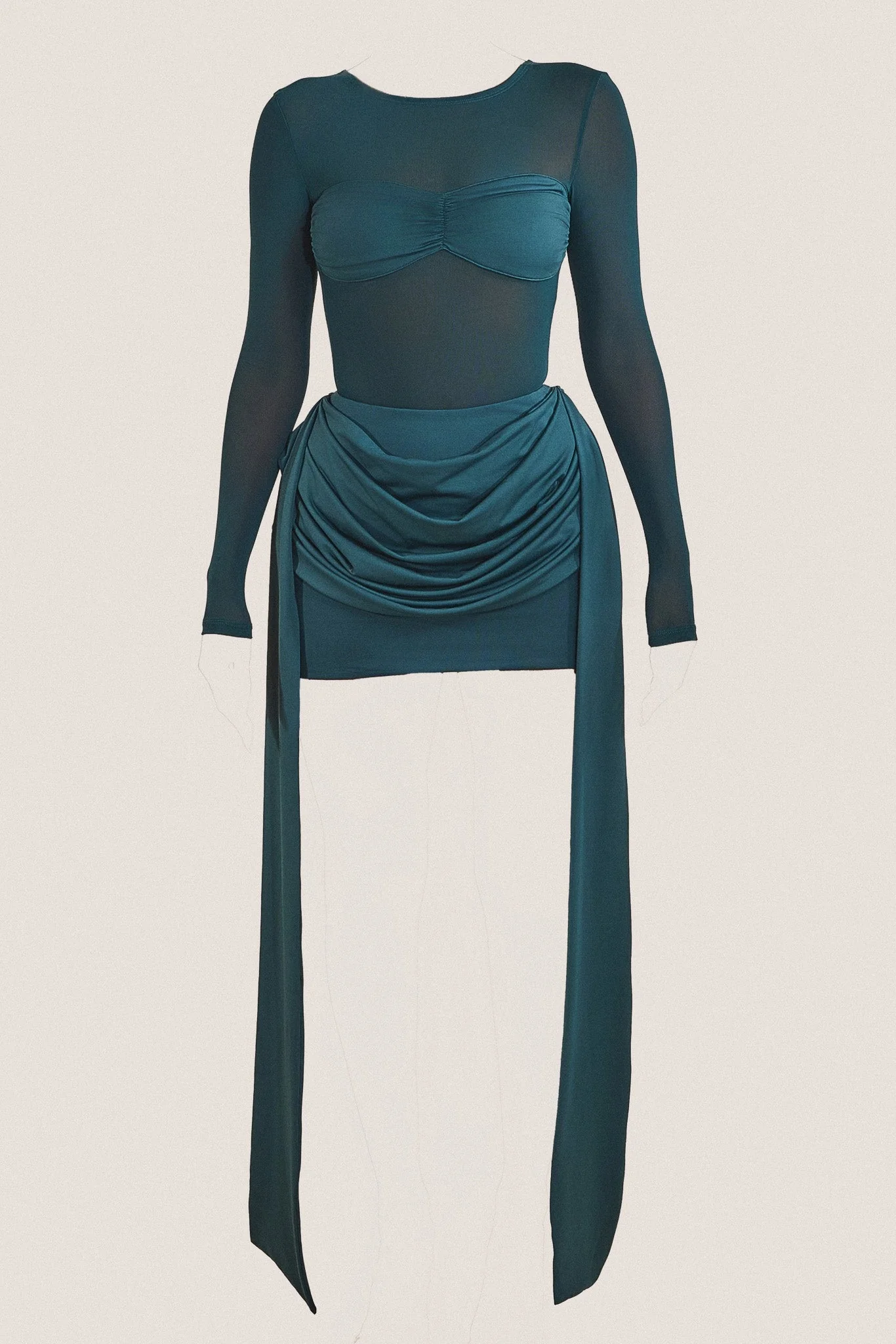 The Yara Skirt in Teal - Image 14