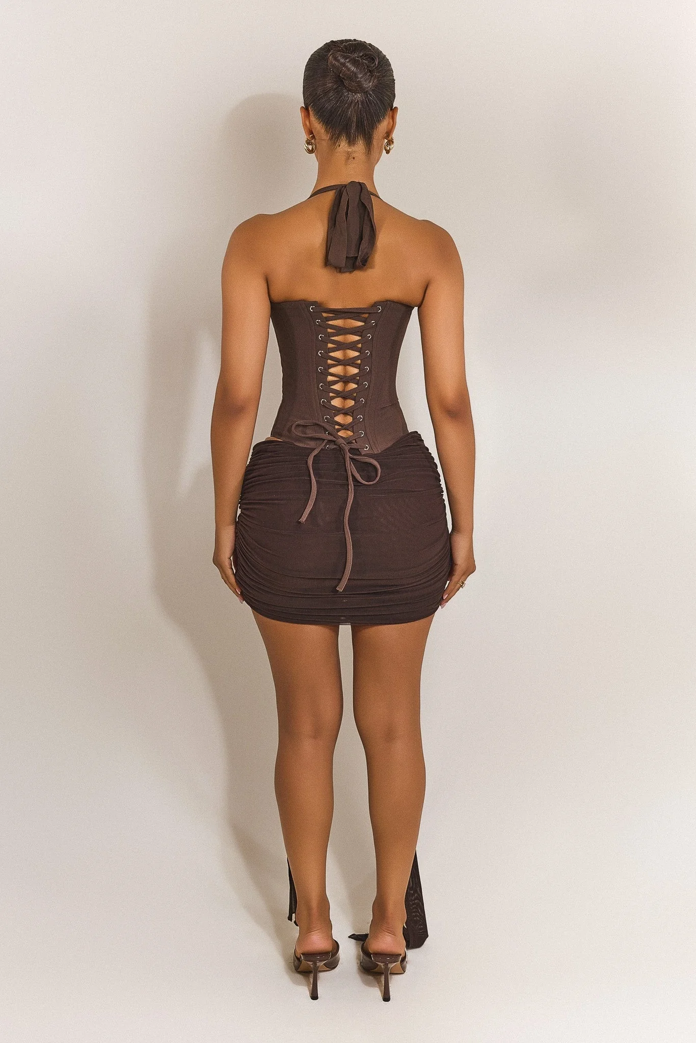The Zadie Skirt in Brown - Image 11