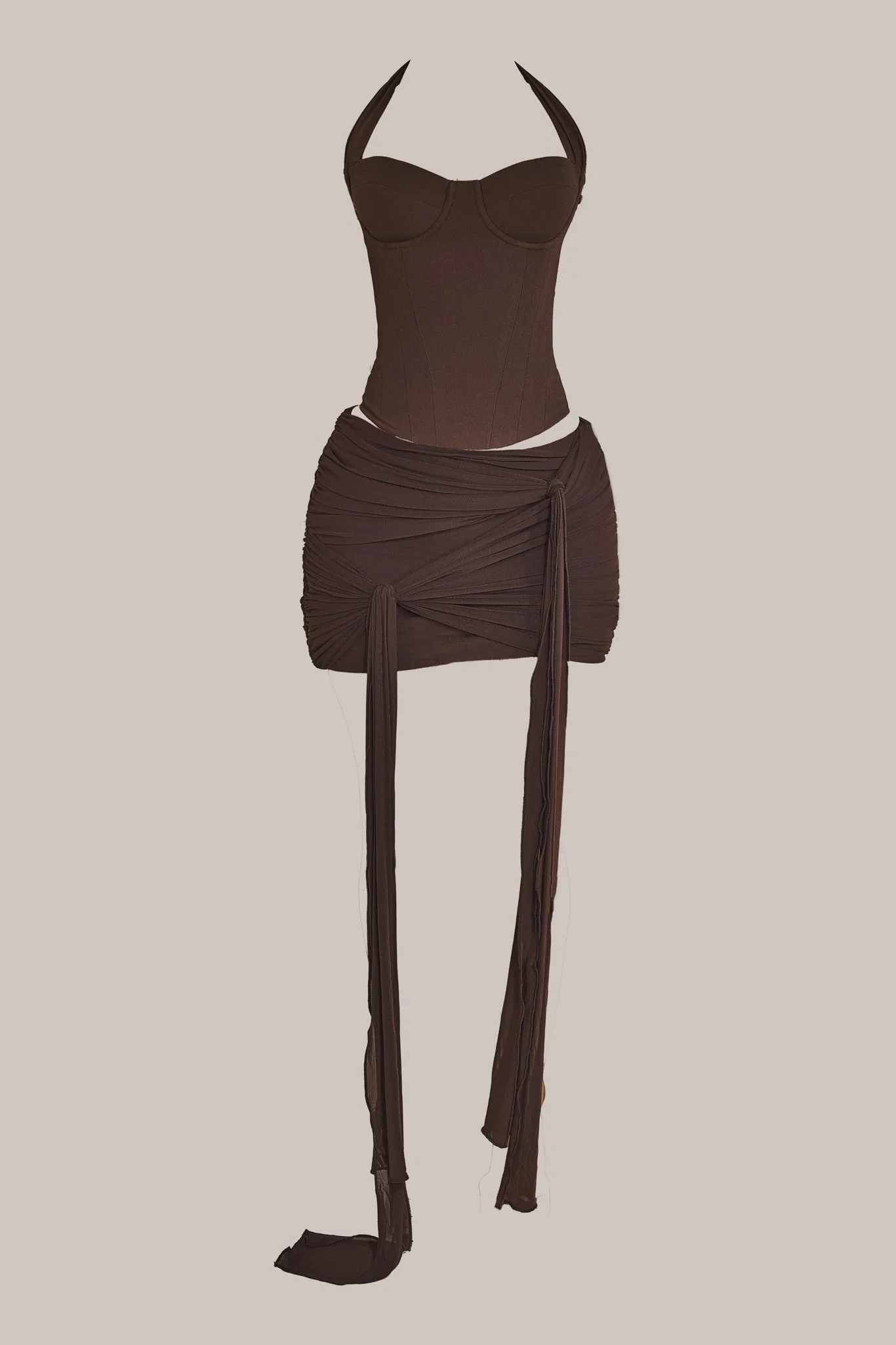 The Zadie Skirt in Brown - Image 12