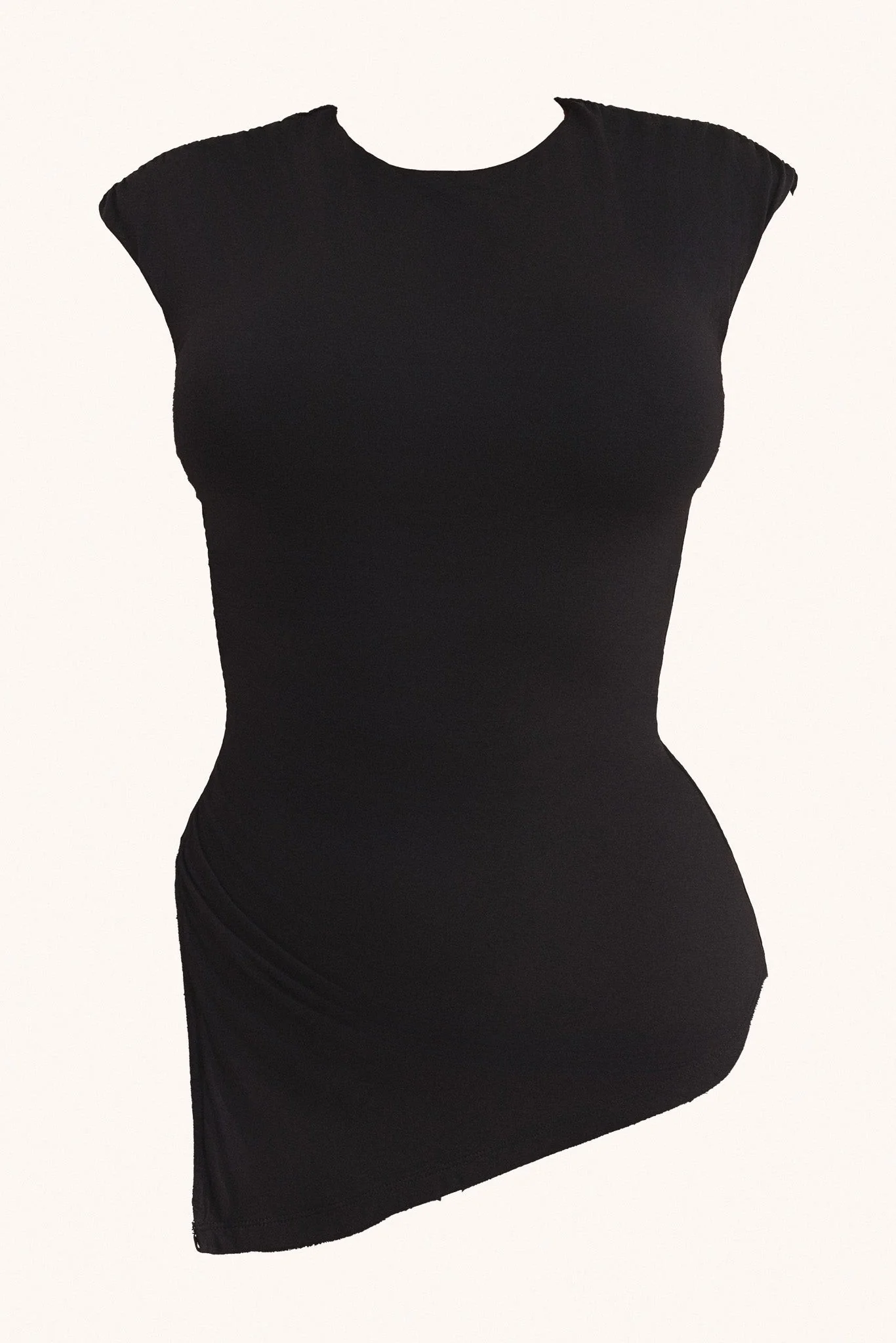 The Drape Ruche Top in Black - Image 8