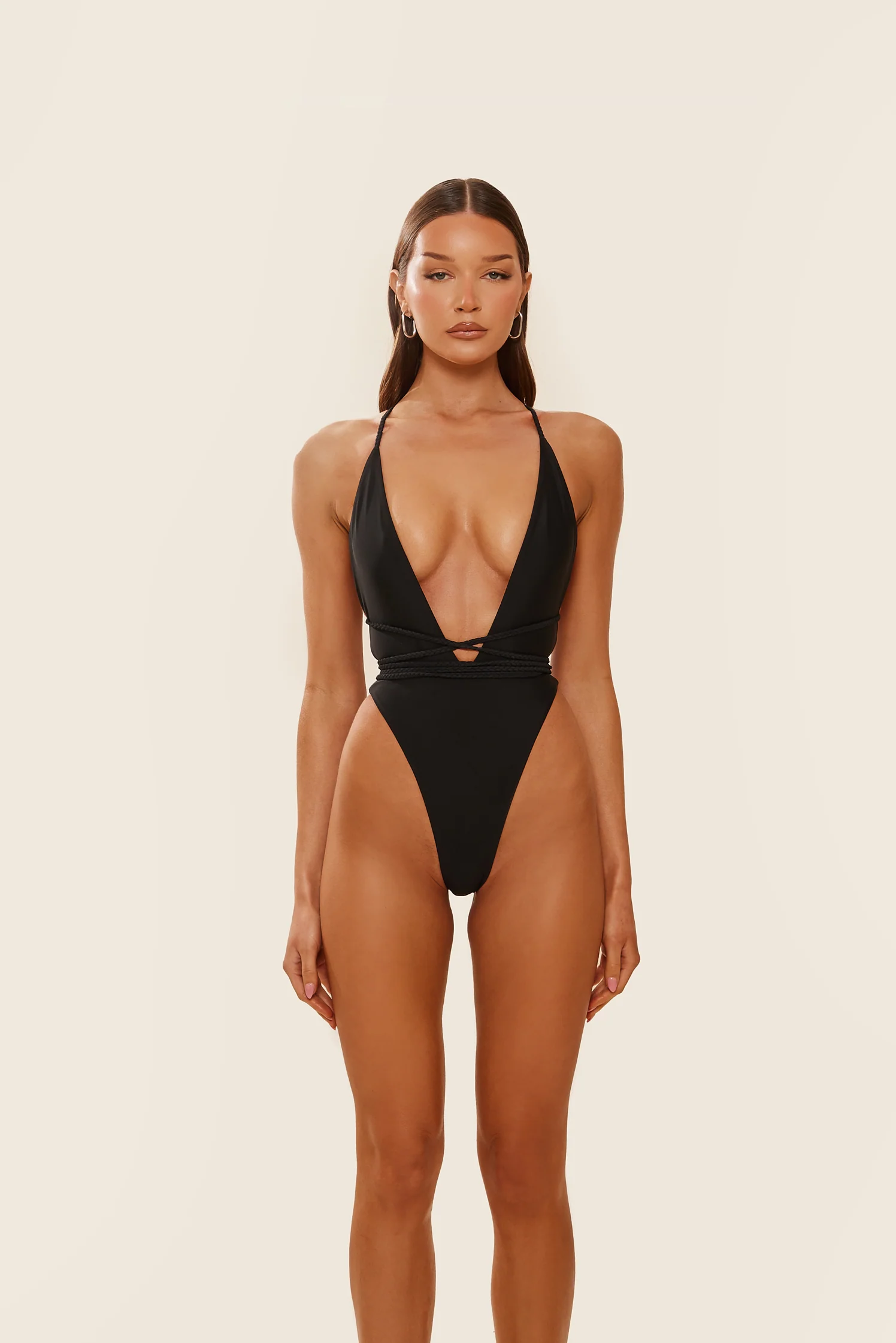 The Fishtail Swim in Black - Image 11