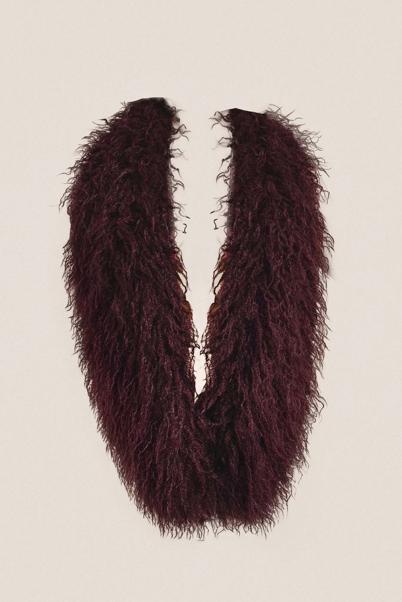 The Fur Leia Top in Wine - Image 6