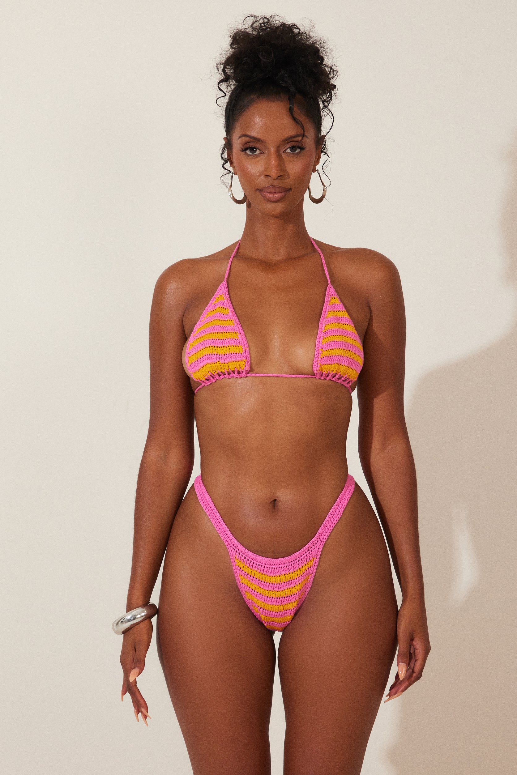 The Guerda Shorts in Pink and Orange - Image 8