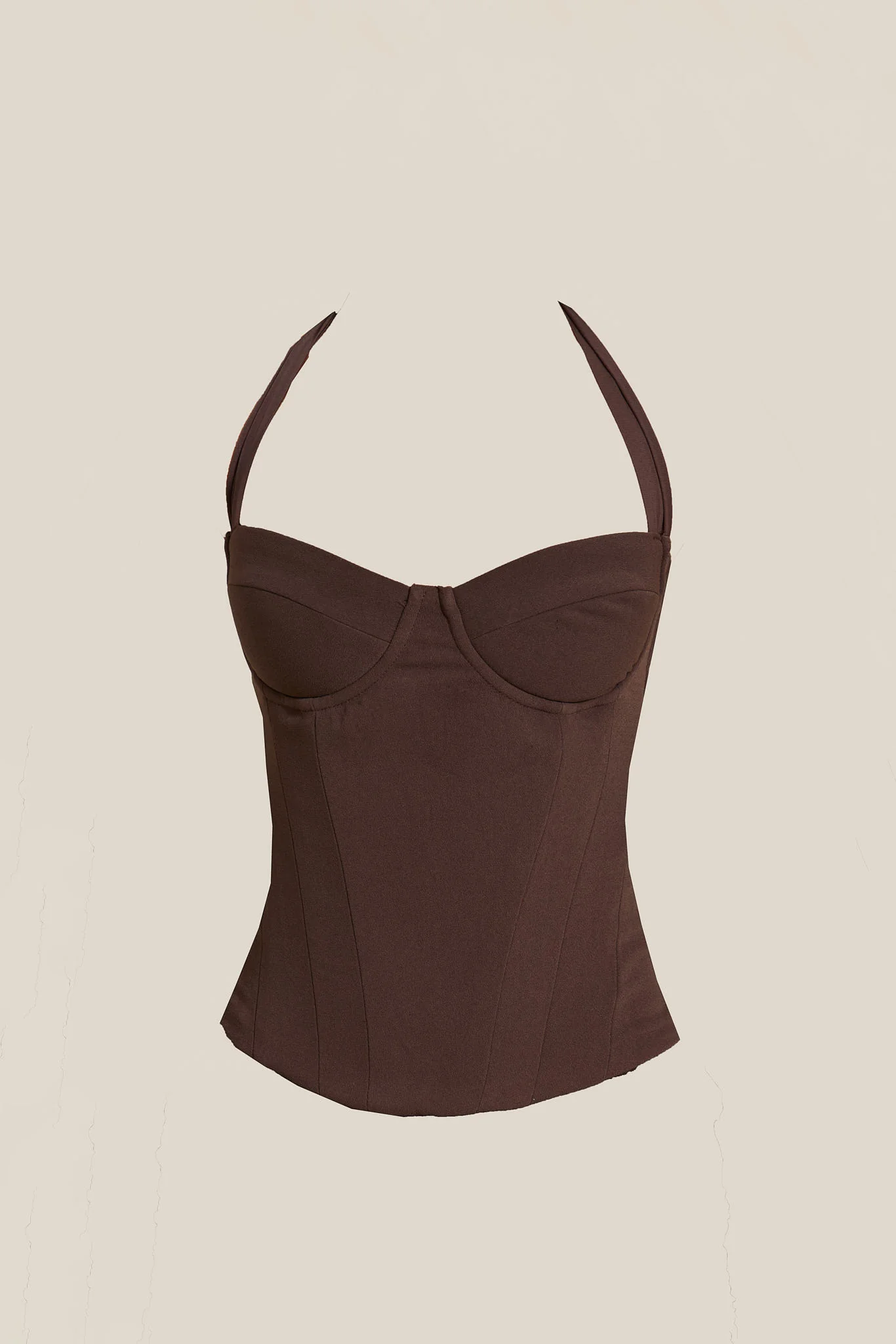 The Zadie Top In Brown - Image 12