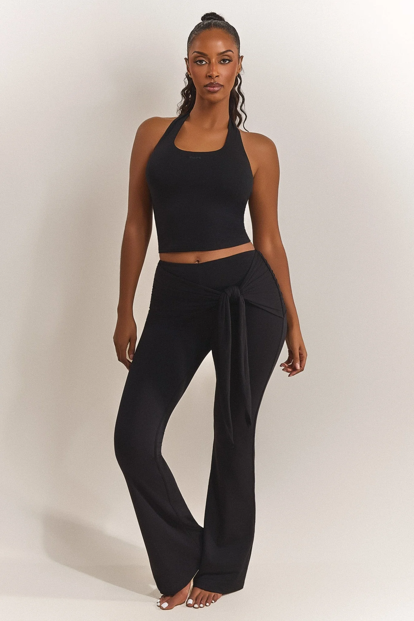 The Halter Vest in Black - Image 2