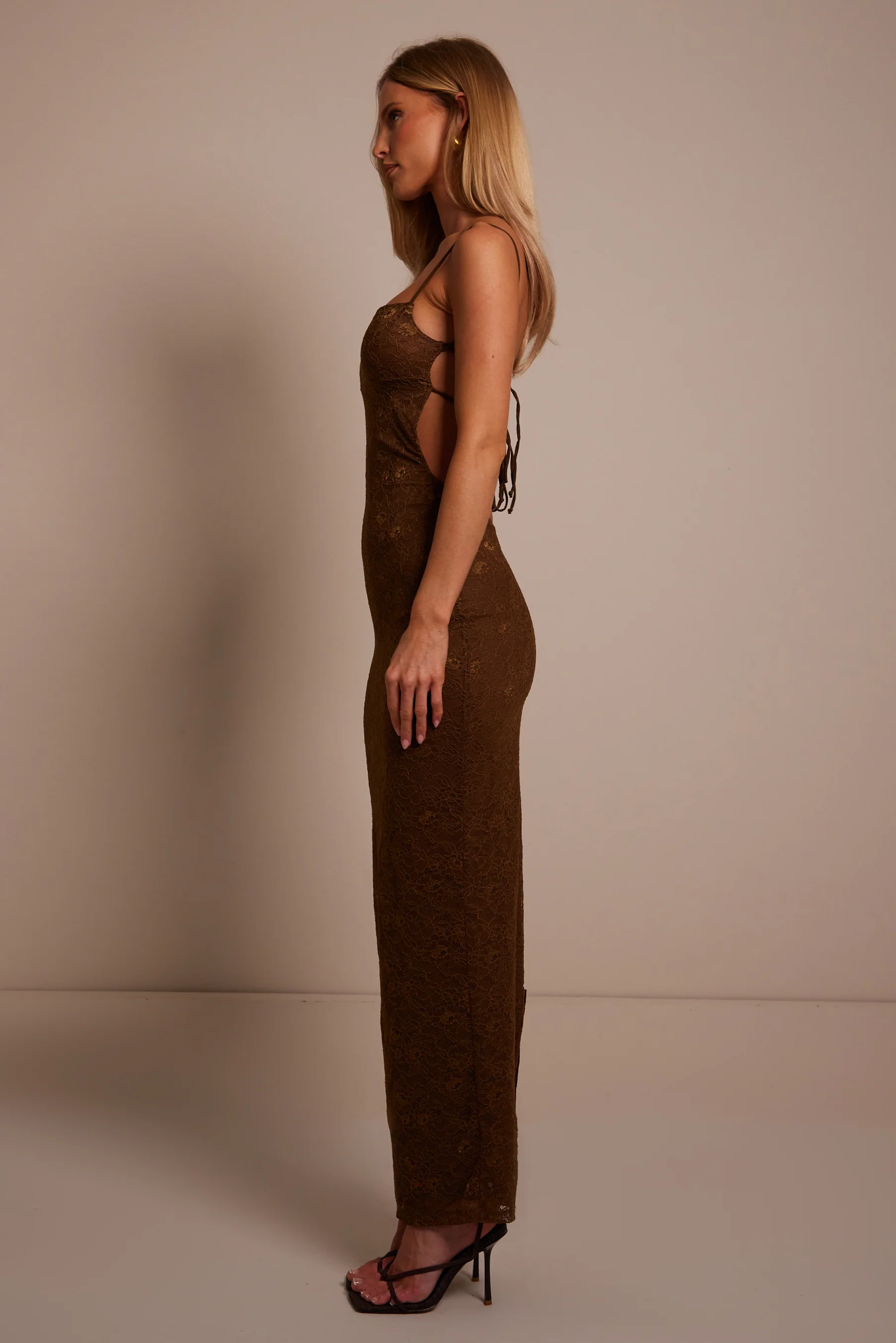The Rosie Maxi in Chocolate Brown - Image 3