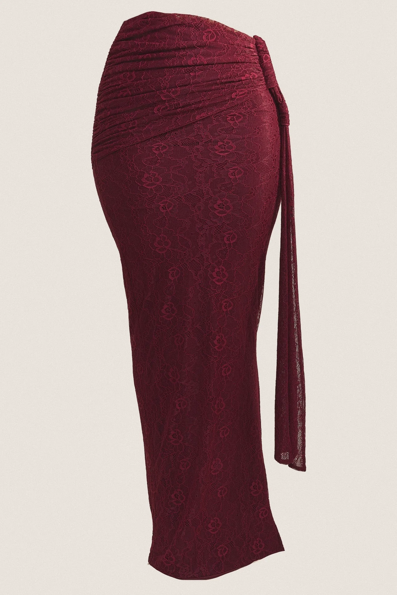 The Lexi Maxi Skirt in Plum - Image 6