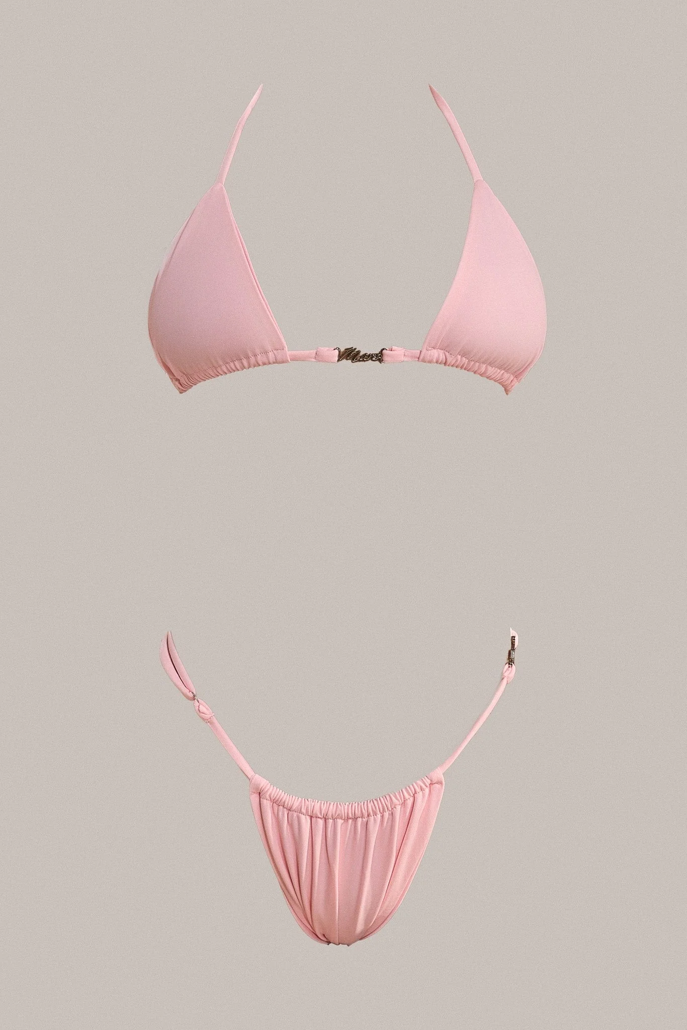The Mars Detail String Bikini in Pink - Image 7