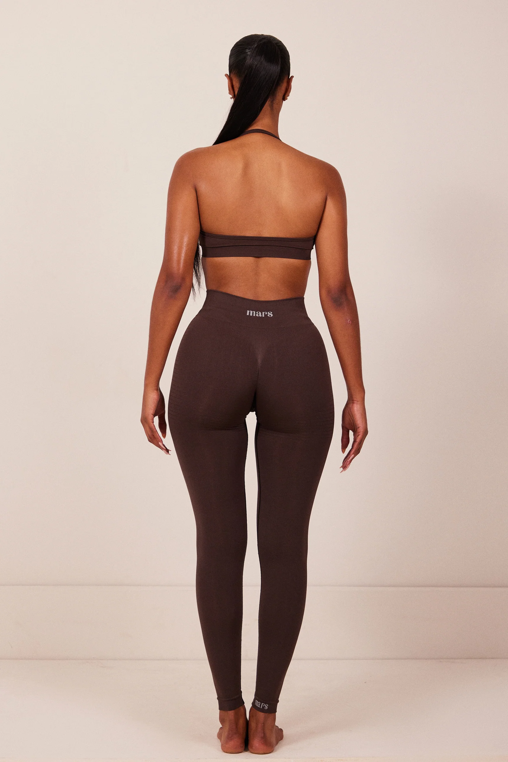 The Mars Seamless Bra in Brown - Image 4