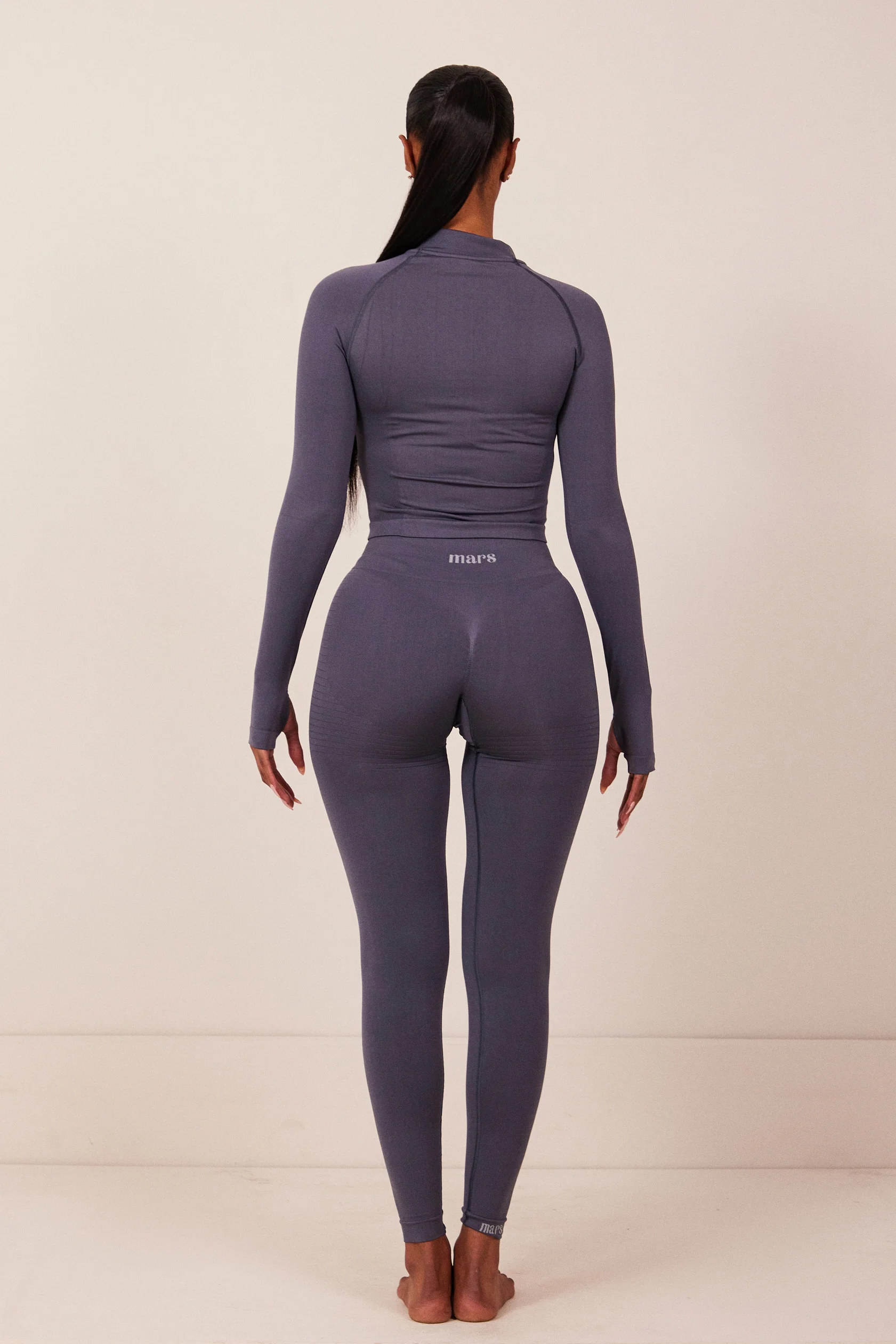 The Mars seamless Zip jacket navy - Image 5