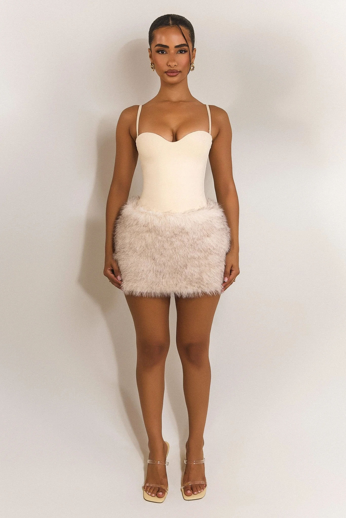 The Maple Mini Skirt in Cream - Image 5