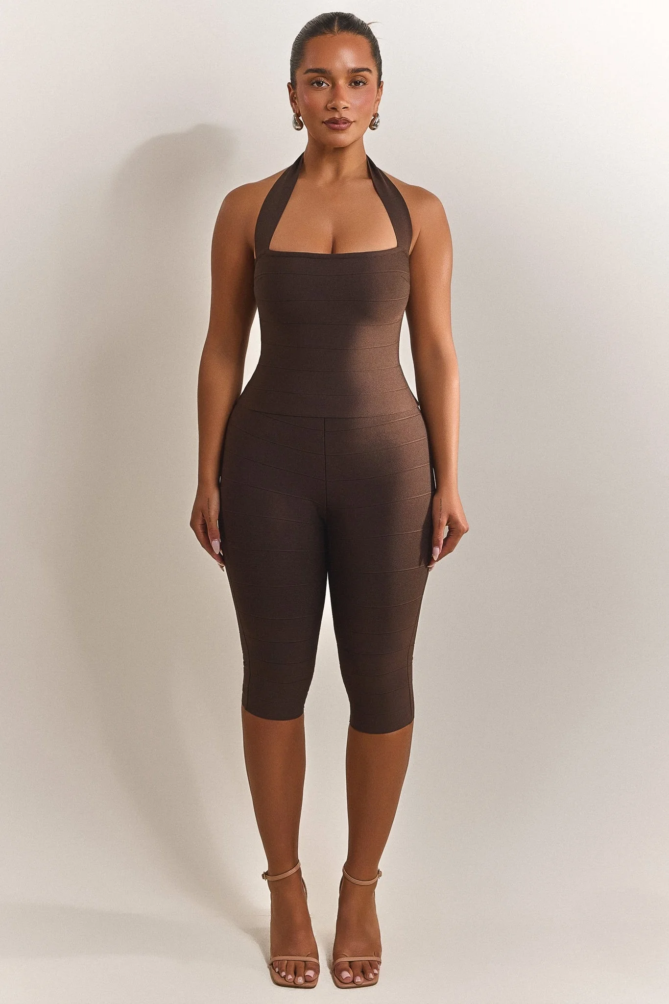 The Natalia Capris in Brown - Image 2