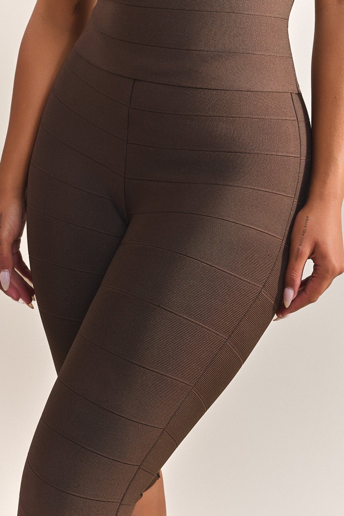 The Natalia Capris in Brown - Image 6
