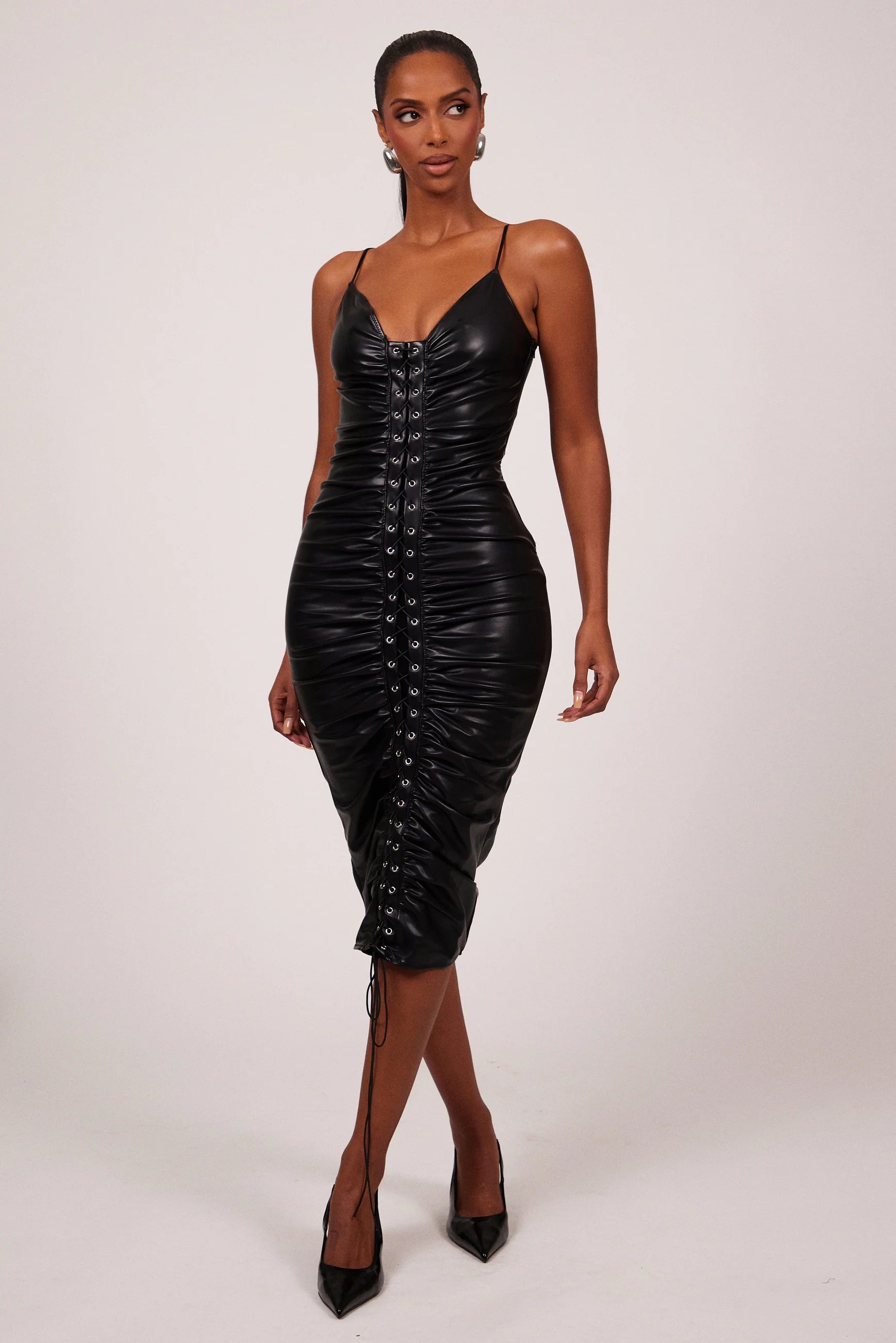 The Sada Midaxi in Black