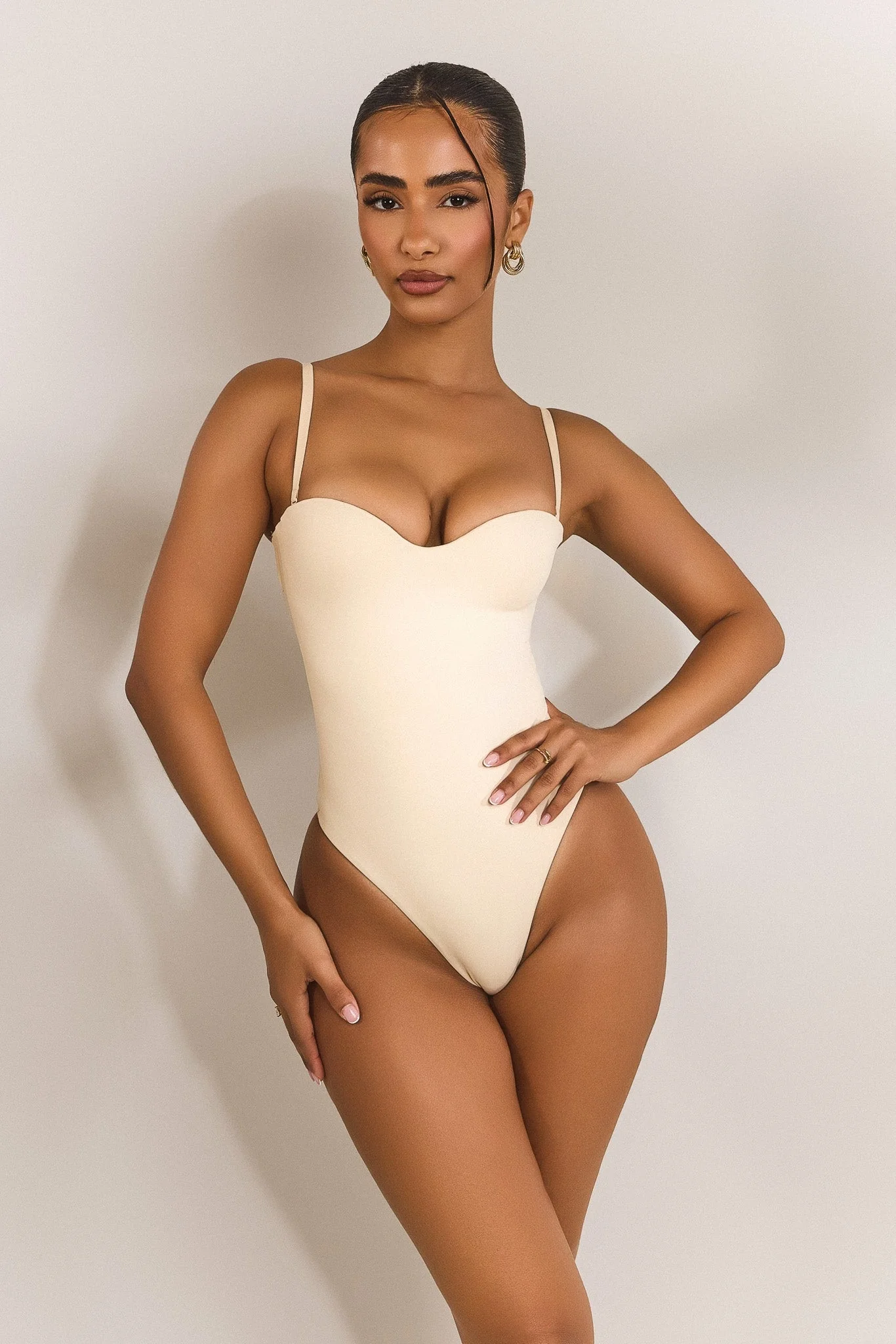 The Sculpt Bodysuit in Stone - Image 6