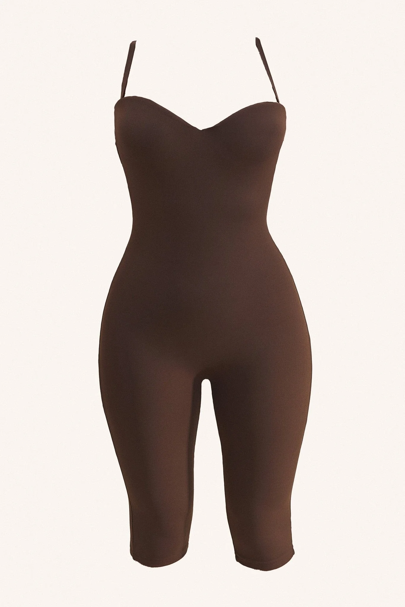 The Sculpt Capri Jumpsuit in Brown - Image 6