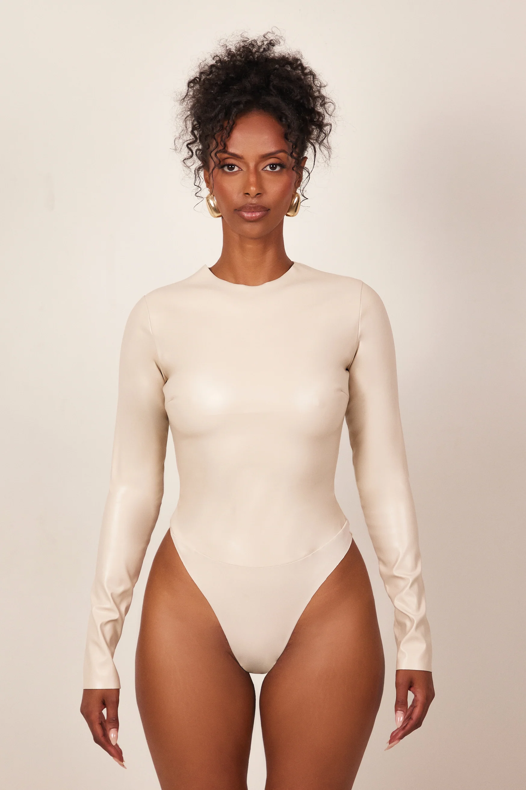 The Rumer Bodysuit in Cream - Image 7