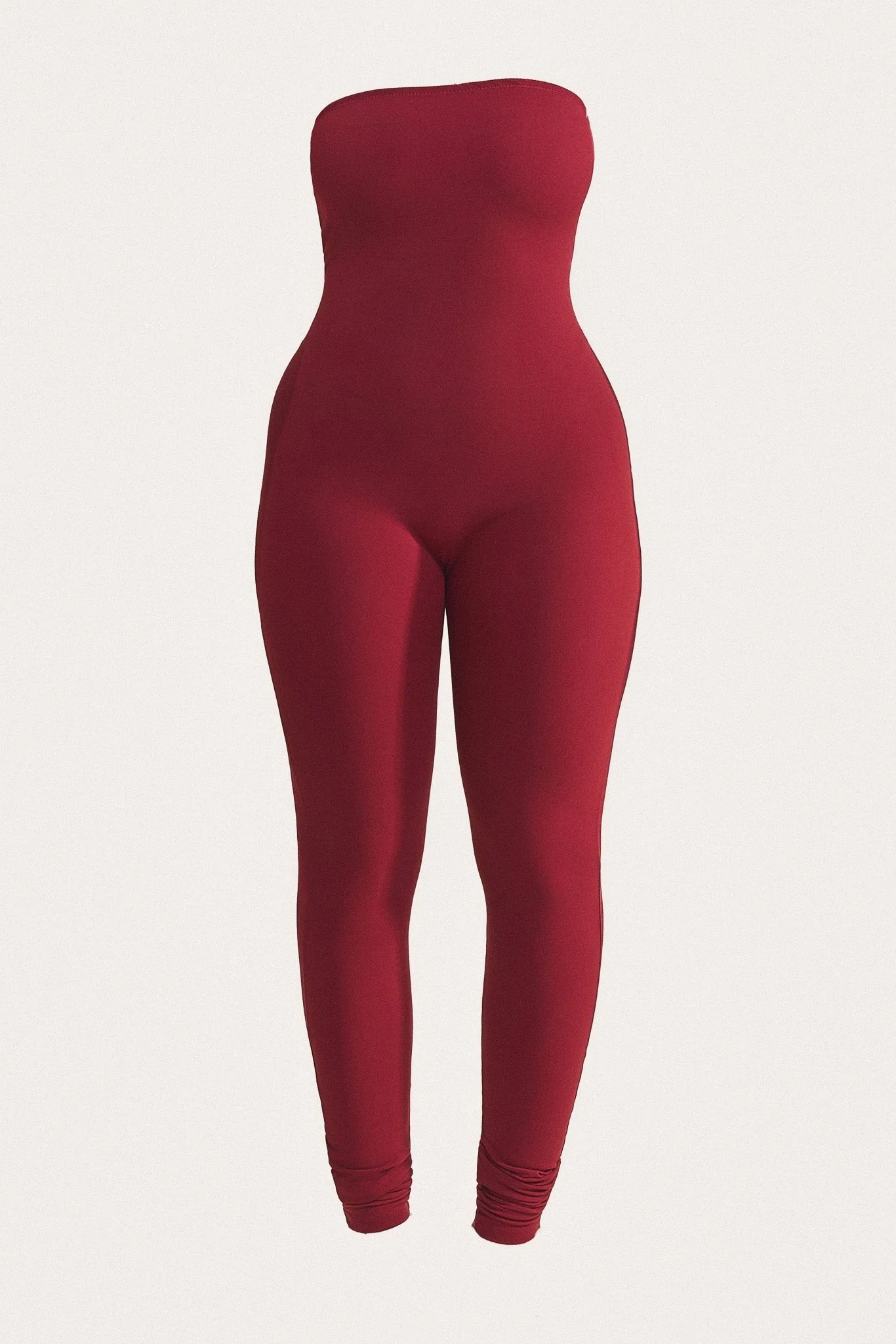 The Sculpt Long Unitard in Wine - Image 5