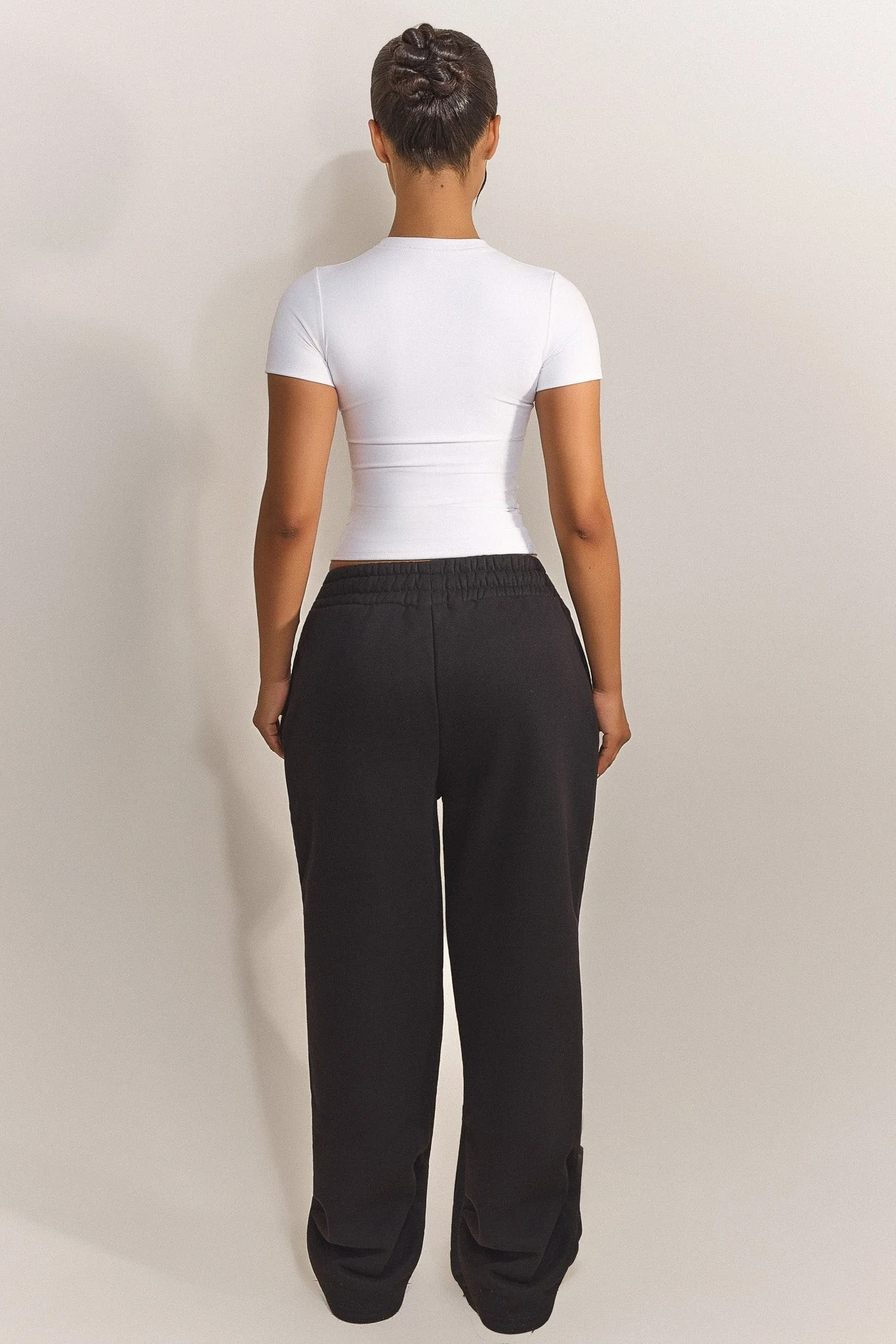The Sculpt Short Sleeve Top in White - Image 12