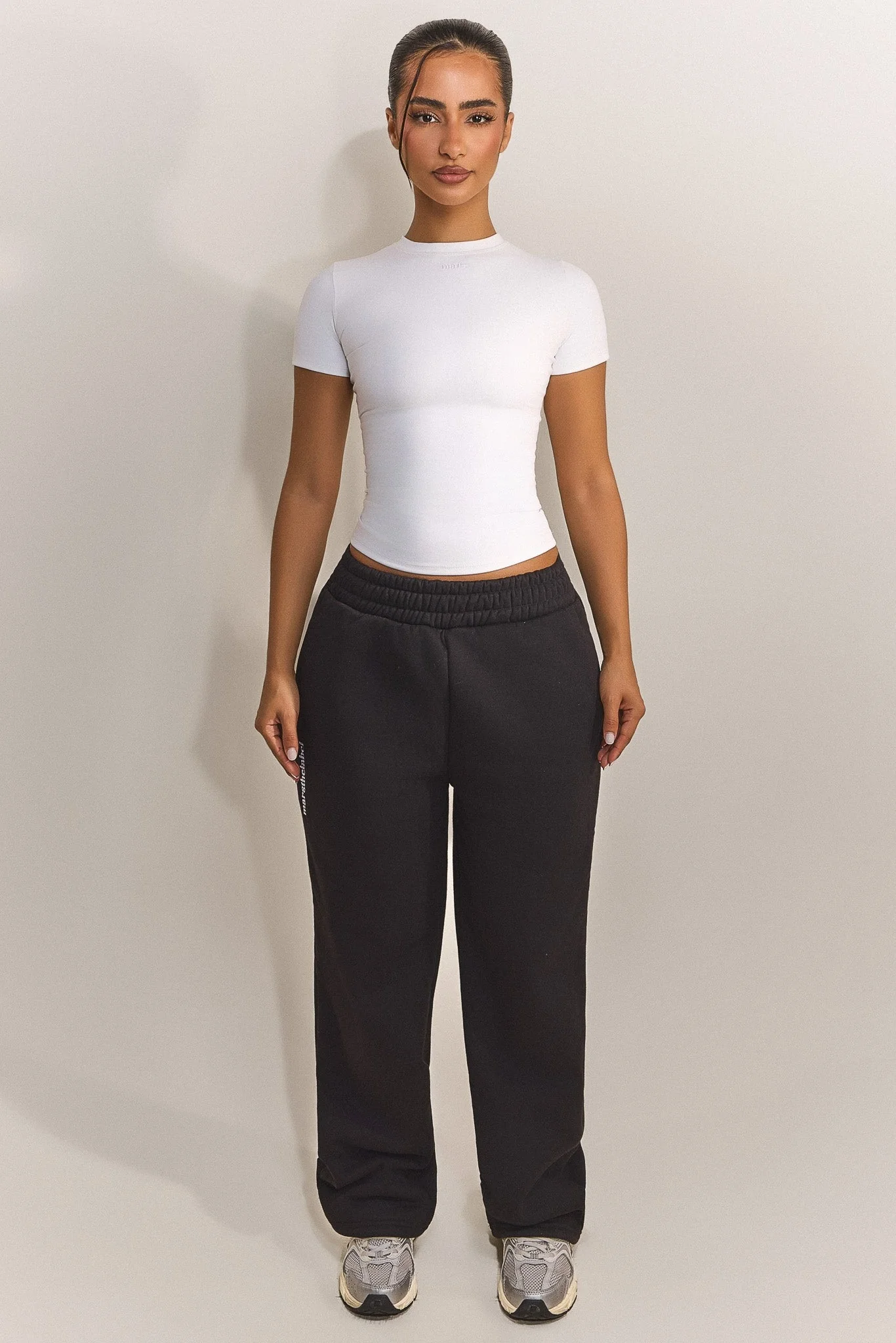 The Sculpt Short Sleeve Top in White - Image 9