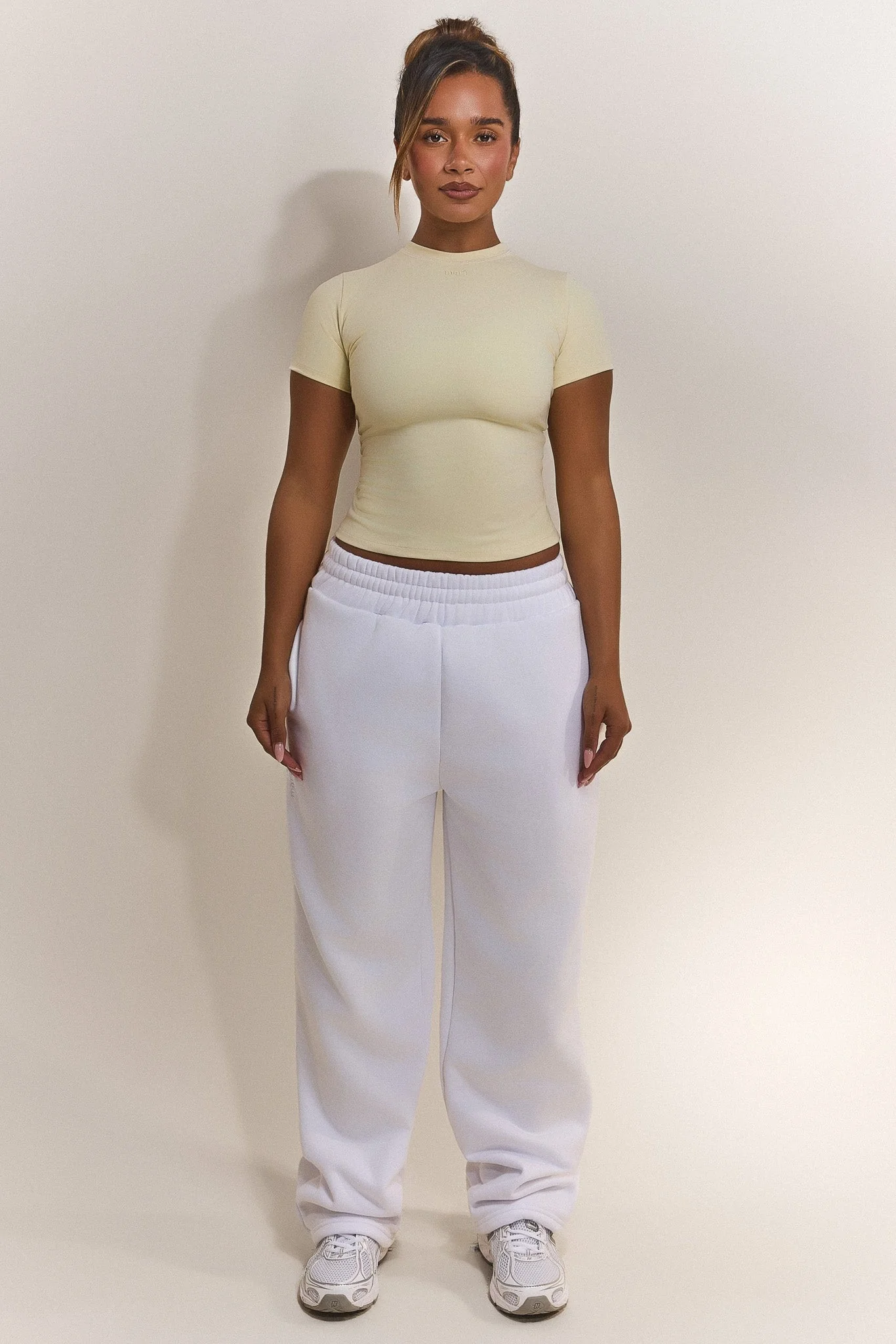 The Sculpt Short Sleeve Top in Yellow