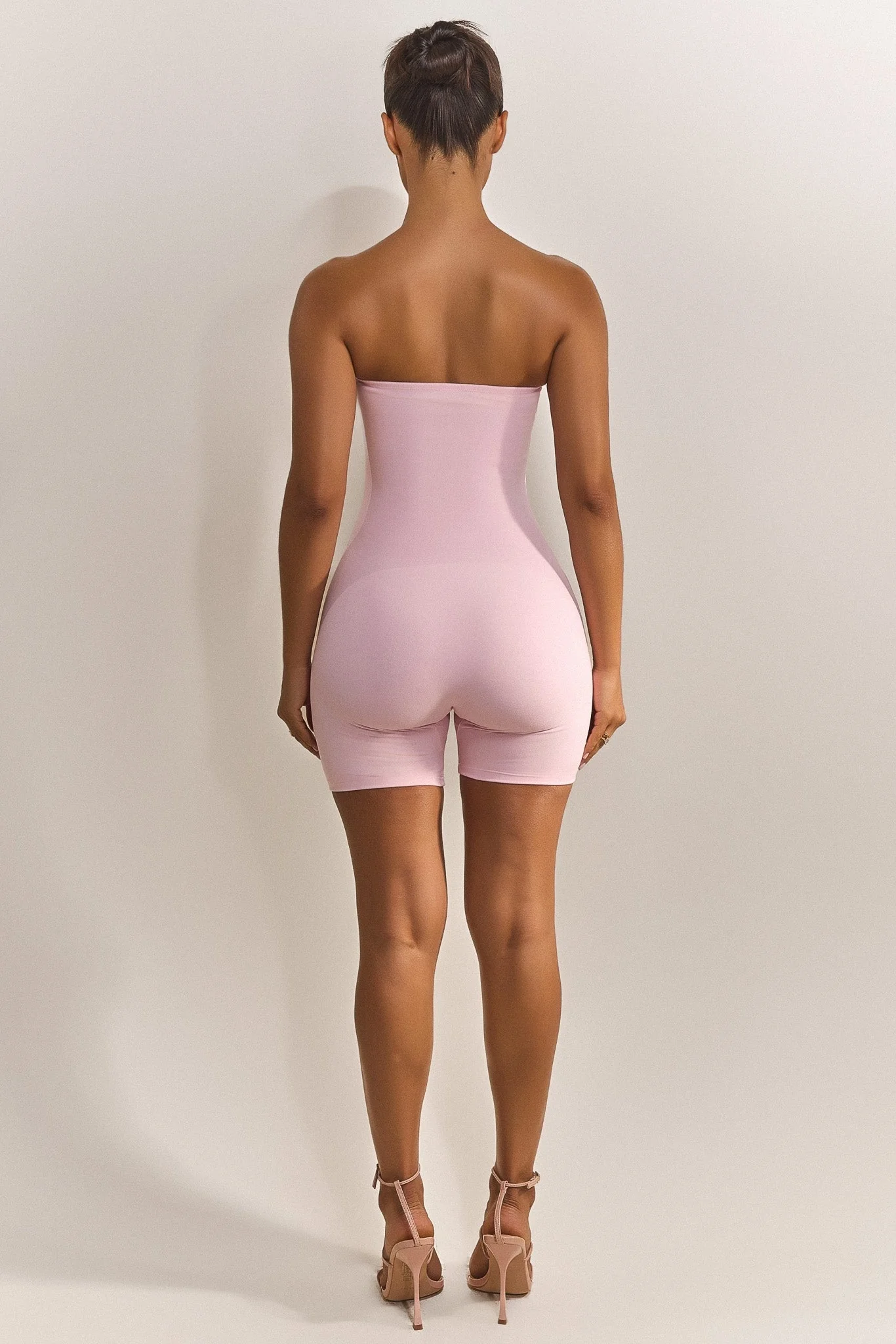 The Sculpt Short Unitard in Pink - Image 3