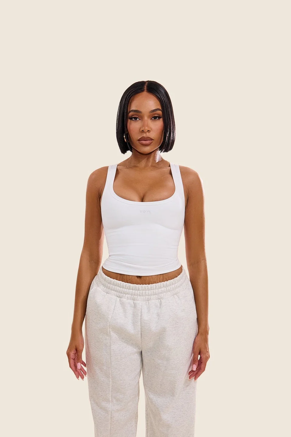 The Sculpt Vest in White - Image 2