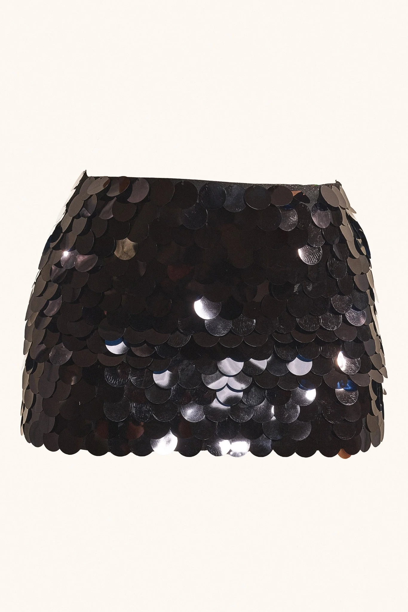 The Shimmi Mini Skirt in Black - Image 6