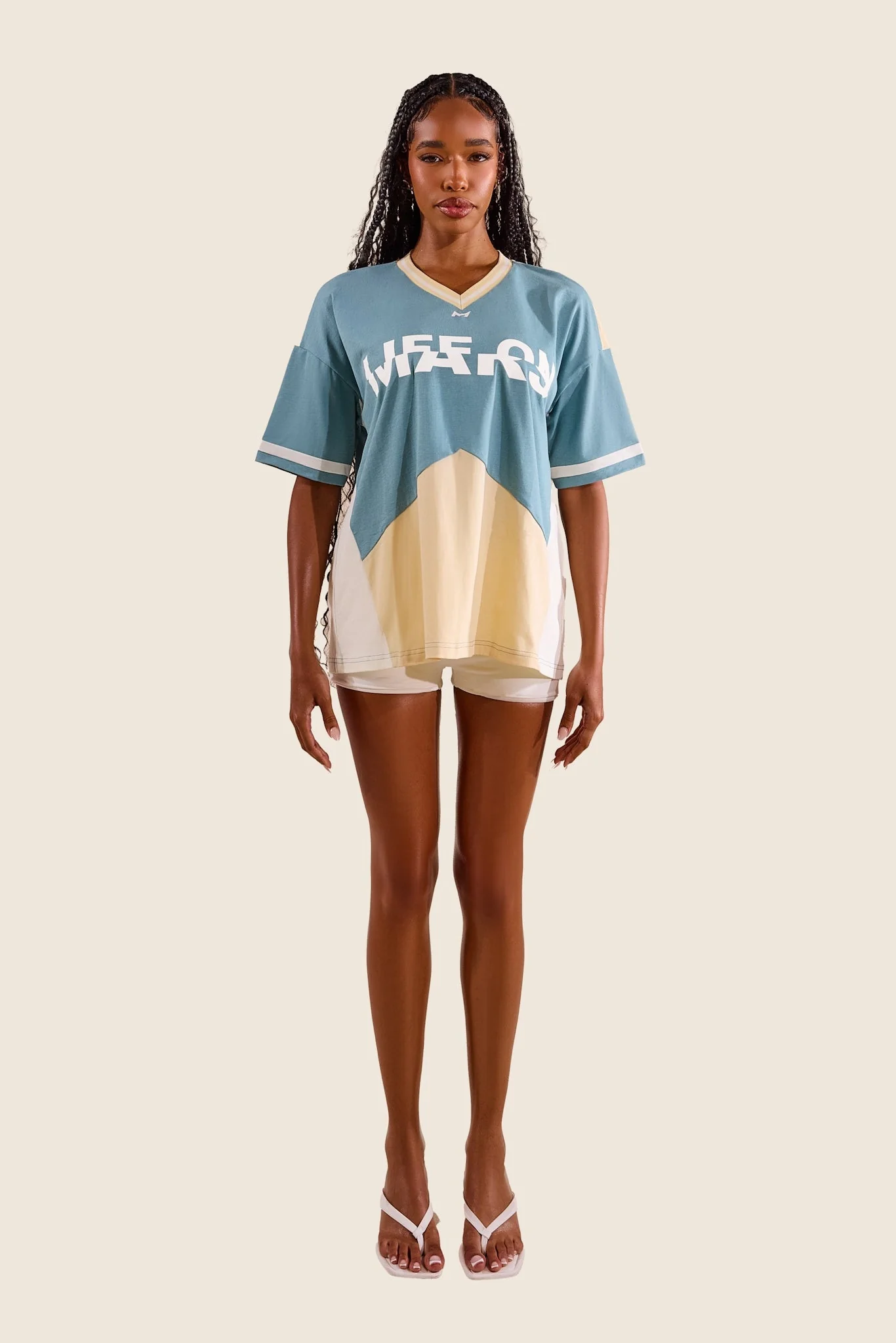 The Tate Short Sleeve Jersey - Blue/Yellow - Image 2
