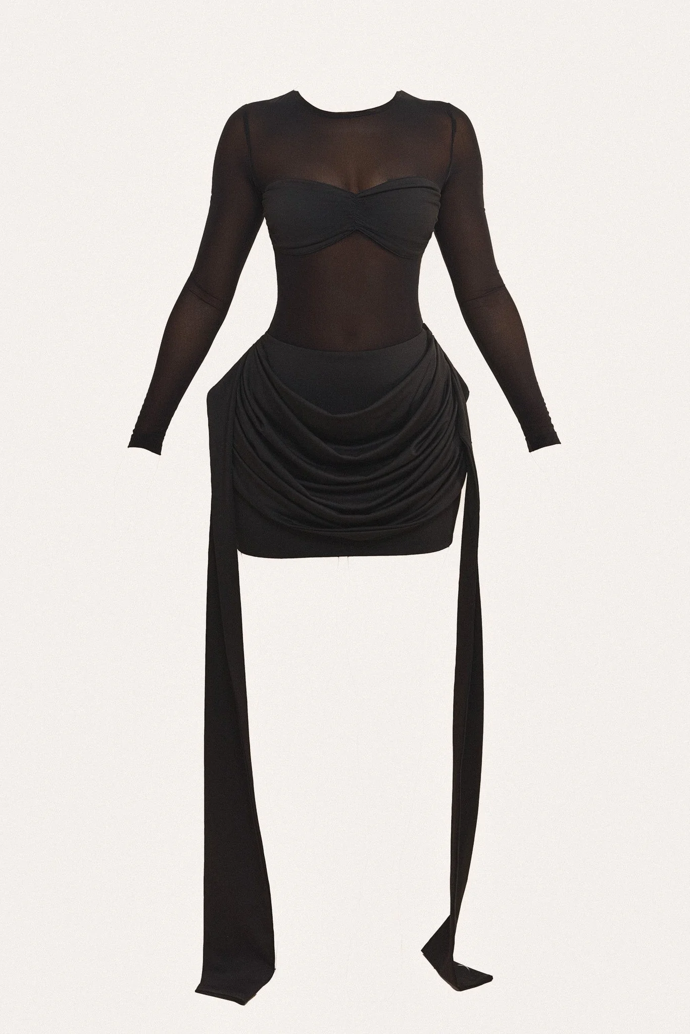 The Yara Bodysuit in Black - Image 3