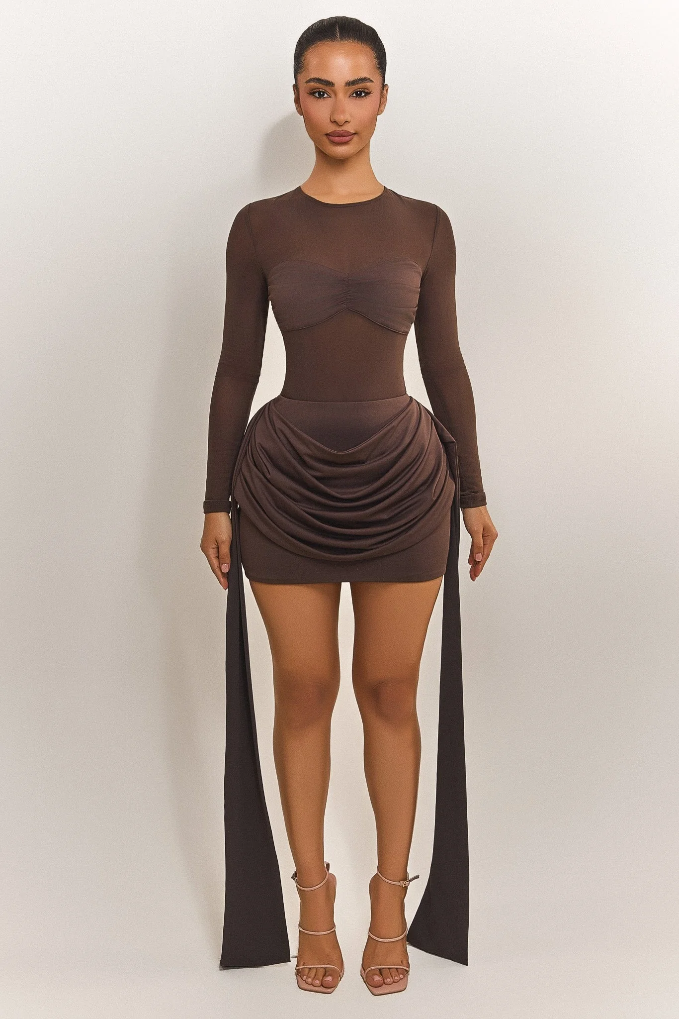 The Yara Skirt In Brown